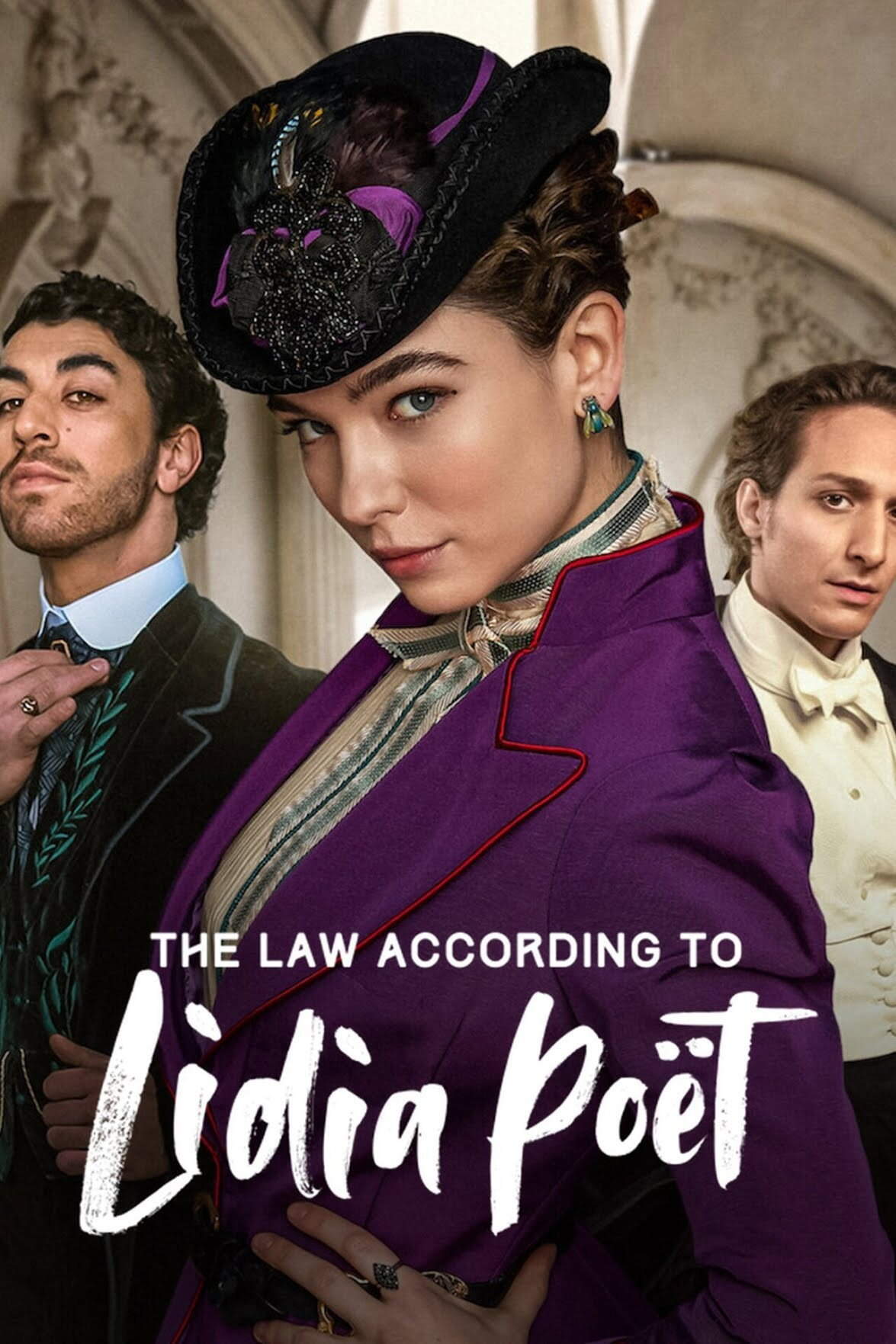 Poster chính thức của phim Phim Tâm Lý, Phim Hình Sự "Nữ Luật Sư Lidia Poët (La legge di Lidia Poët) (Phần 3)" (The Law According to Lidia Poët - 2023), với sự tham gia của diễn viên Matilda De Angelis và Sara Lazzaro.