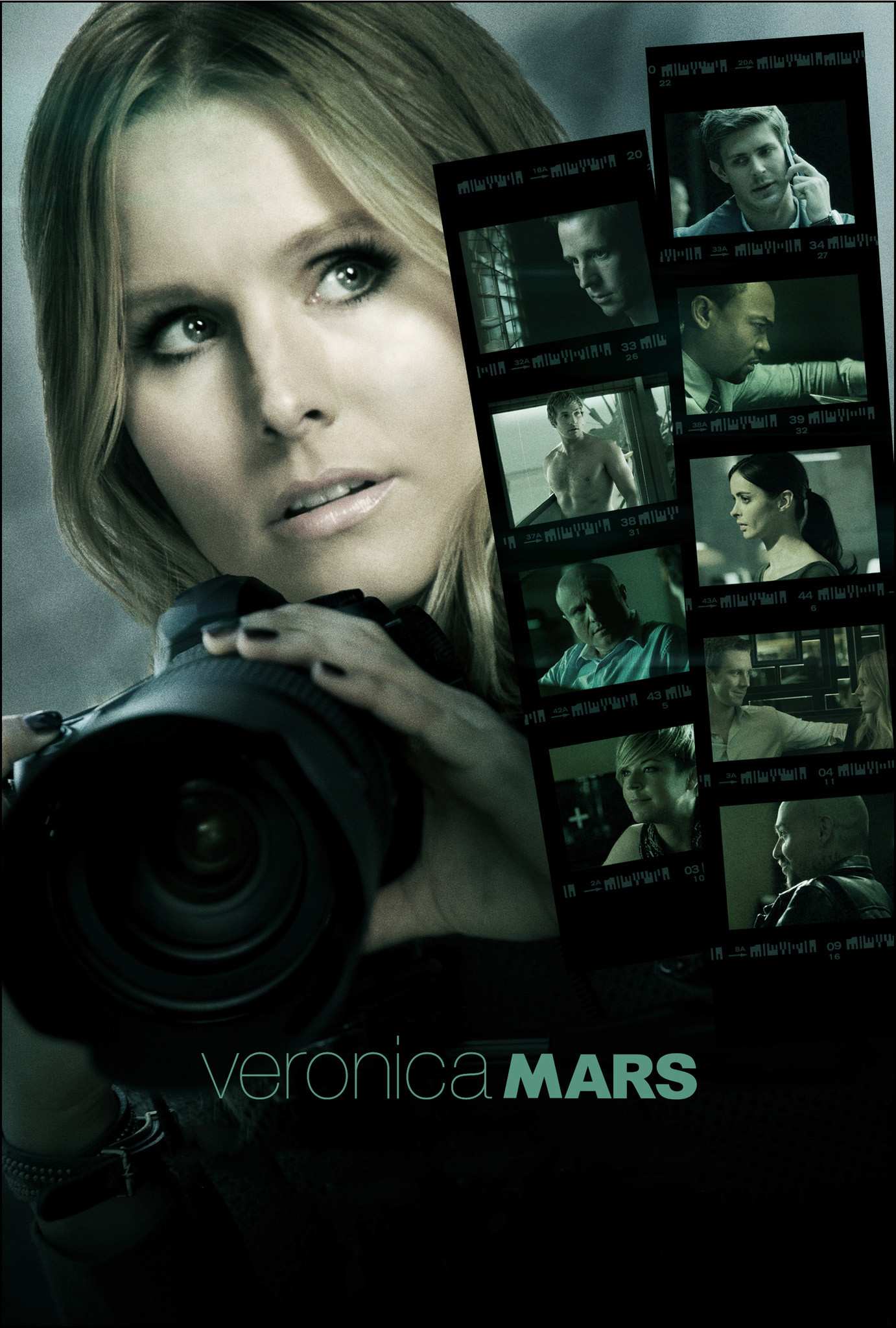 Poster chính thức của phim Phim Hình Sự, Phim Tâm Lý "Nữ Thám Tử Veronica Mars" (Veronica Mars - 2014), với sự tham gia của diễn viên Kristen Bell và Jason Dohring.