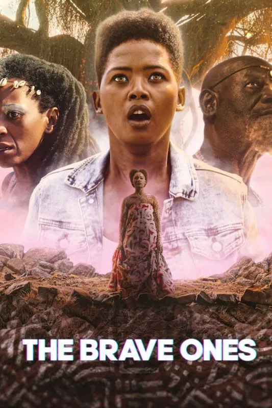 Poster chính thức của phim Phim Tâm Lý, Phim Viễn Tưởng & Giả Tưởng "Nữ Thần Quả Cảm" (The Brave Ones - 2022), với sự tham gia của diễn viên Bonko Khoza và Tony Kgoroge.