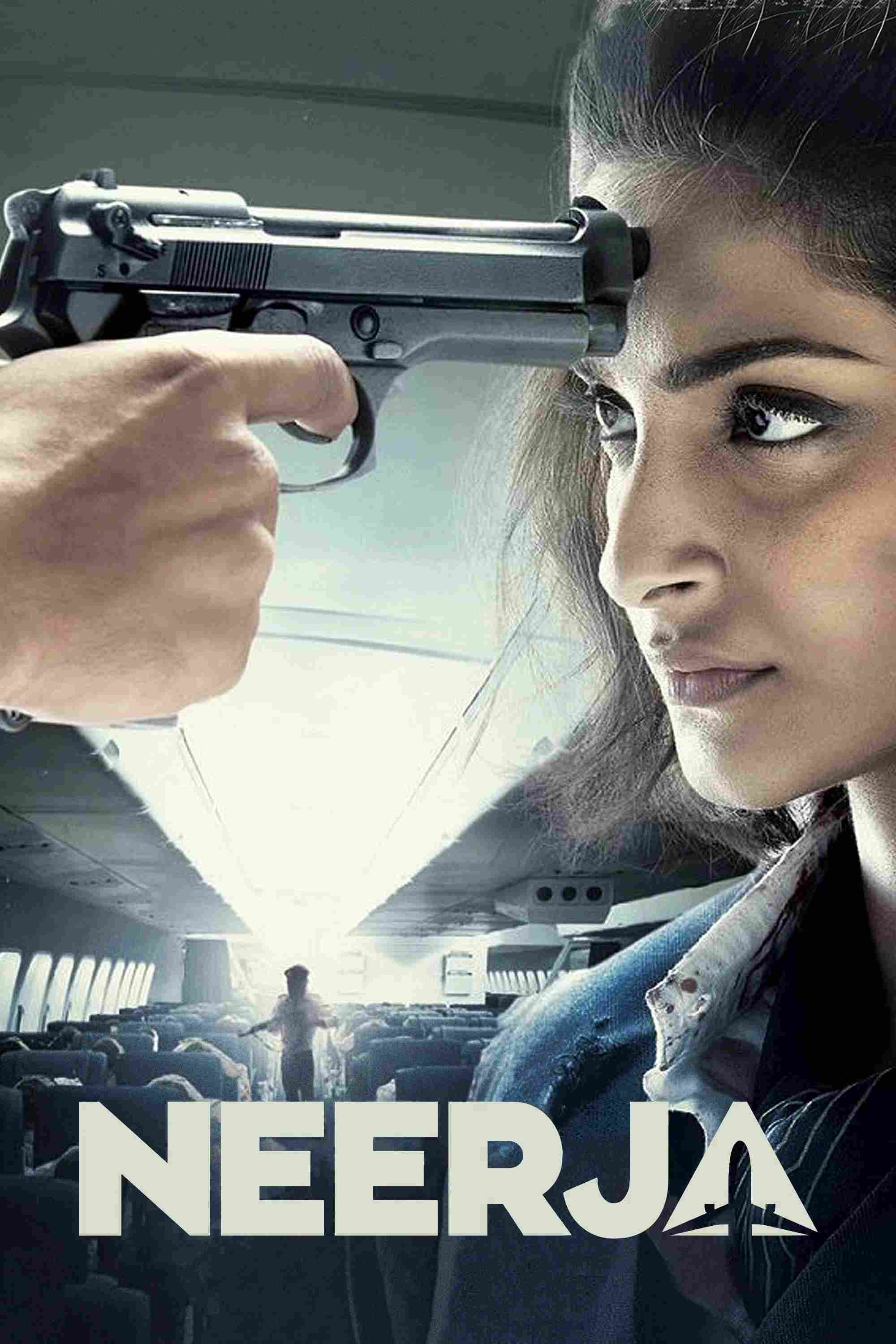 Poster chính thức của phim Phim Tâm Lý, Phim Giật Gân "Nữ Tiếp Viên Dũng Cảm" (Neerja - 2016), với sự tham gia của diễn viên Sonam Kapoor Ahuja và Shabana Azmi.