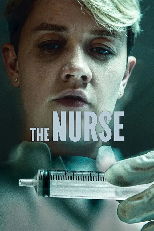 Poster chính thức của phim Phim Hình Sự, Phim Tâm Lý "Nữ Y Tá" (The Nurse - 2023), với sự tham gia của diễn viên Josephine Park và Fanny Louise Bernth.