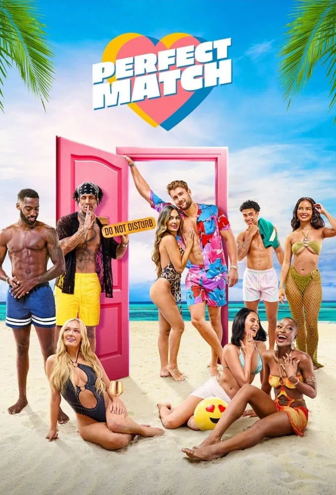 Poster chính thức của phim Truyền Hình Thực Tế "Nửa Kia Hoàn Hảo (Phần 2)" (Perfect Match - 2023), với sự tham gia của diễn viên Nick Lachey.