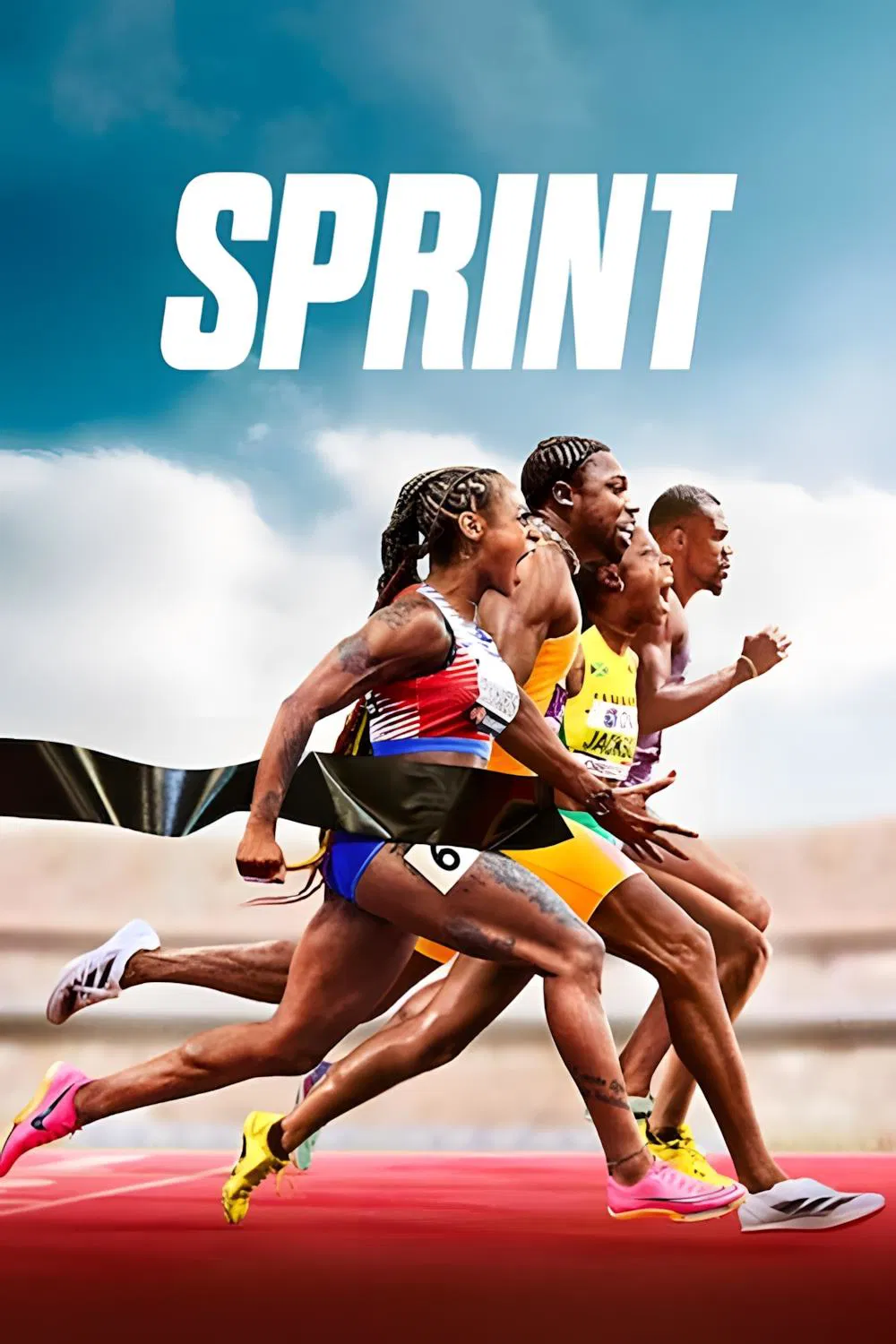 Poster chính thức của phim Phim Tài Liệu "NƯỚC RÚT" (SPRINT - 2024).