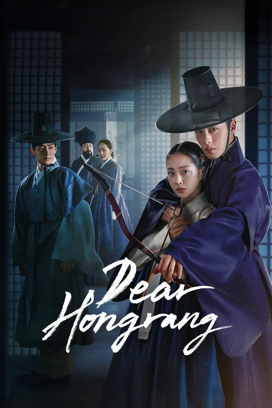 Poster chính thức của phim Phim Tâm Lý, Phim Bí Ẩn "Nuốt Vàng" (Dear Hongrang - 2025), với sự tham gia của diễn viên Lee Jae-wook và Cho Bo-ah.