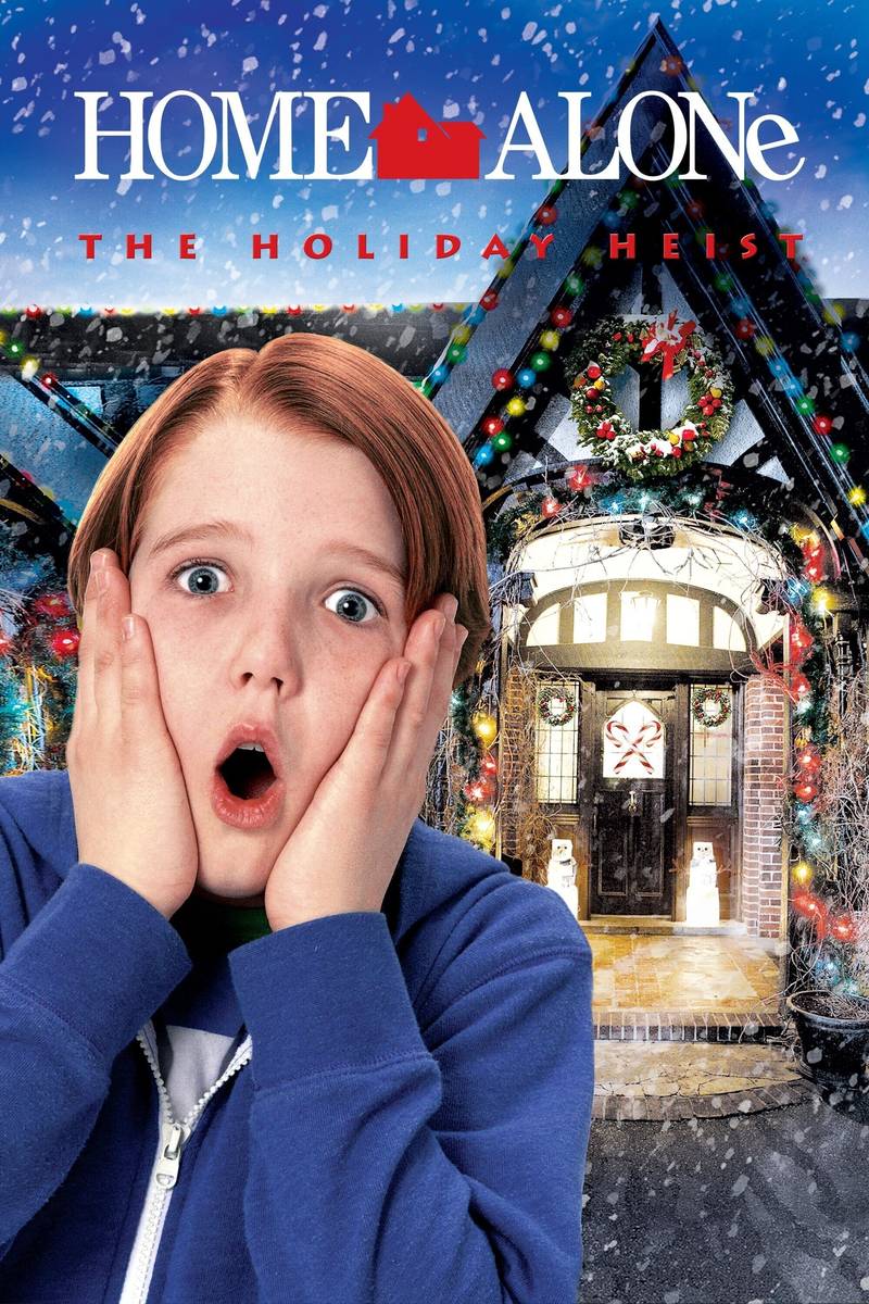 Poster chính thức của phim Phim Hài, Phim Gia Đình "Ở Nhà Một Mình 5 (Phi Vụ Ngày Lễ)" (Home Alone: The Holiday Heist - 2012), với sự tham gia của diễn viên Christian Martyn và Jodelle Ferland.