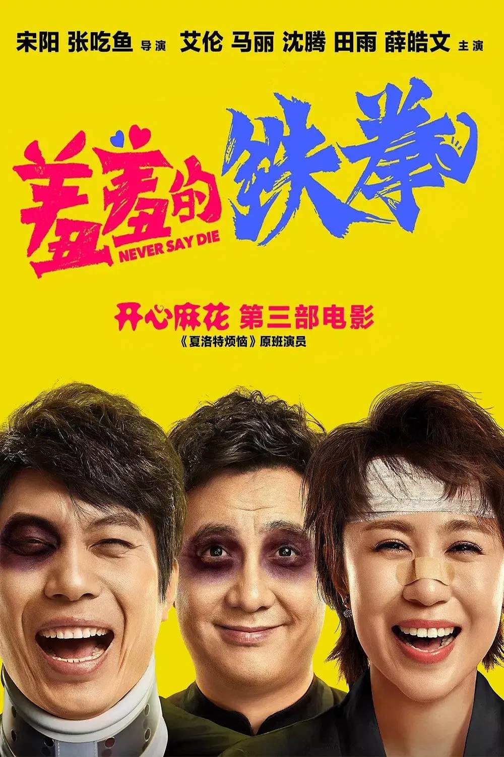Poster chính thức của phim Phim Hài, Phim Giả Tượng "Oan Gia Đổi Mệnh" (Never Say Die - 2017), với sự tham gia của diễn viên Allen và Ma Li.