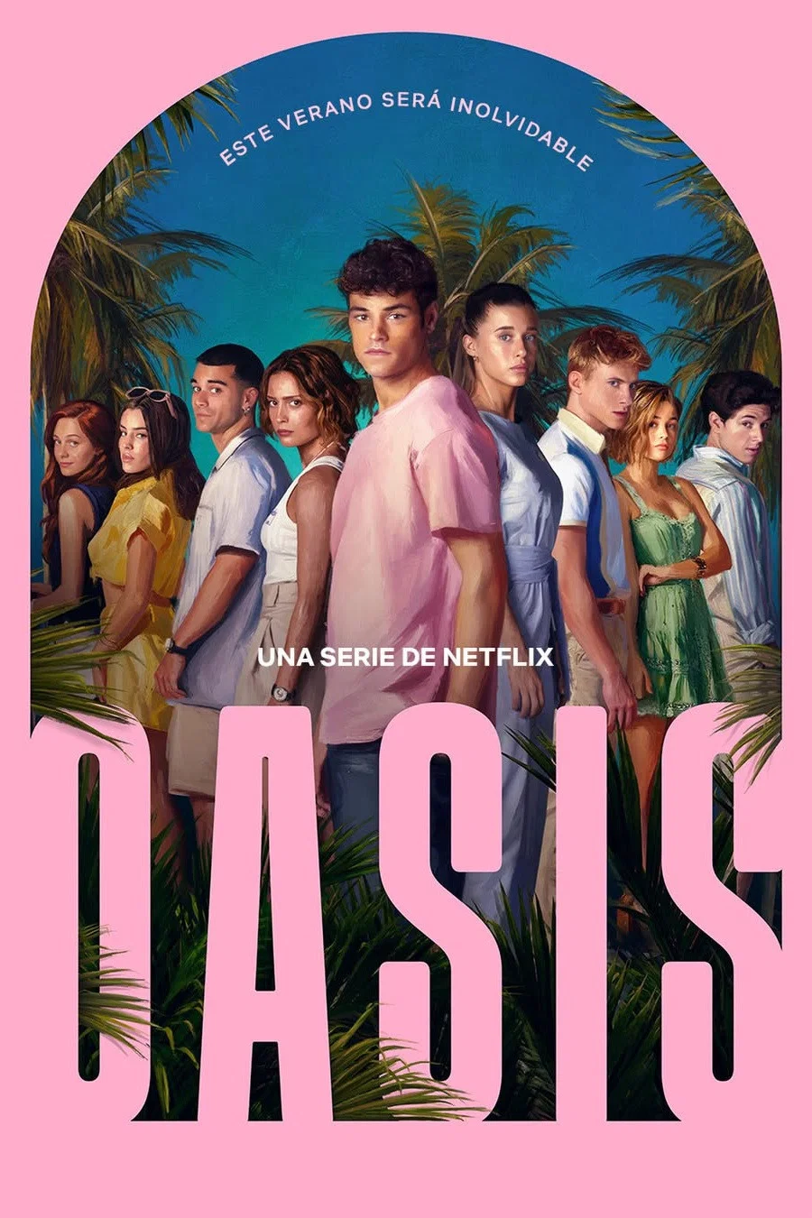 Poster chính thức của phim Phim Hình Sự, Phim Bí Ẩn "Oasis" (Oasis - 2026), với sự tham gia của diễn viên Ana Garcés và Tomy Aguilera.