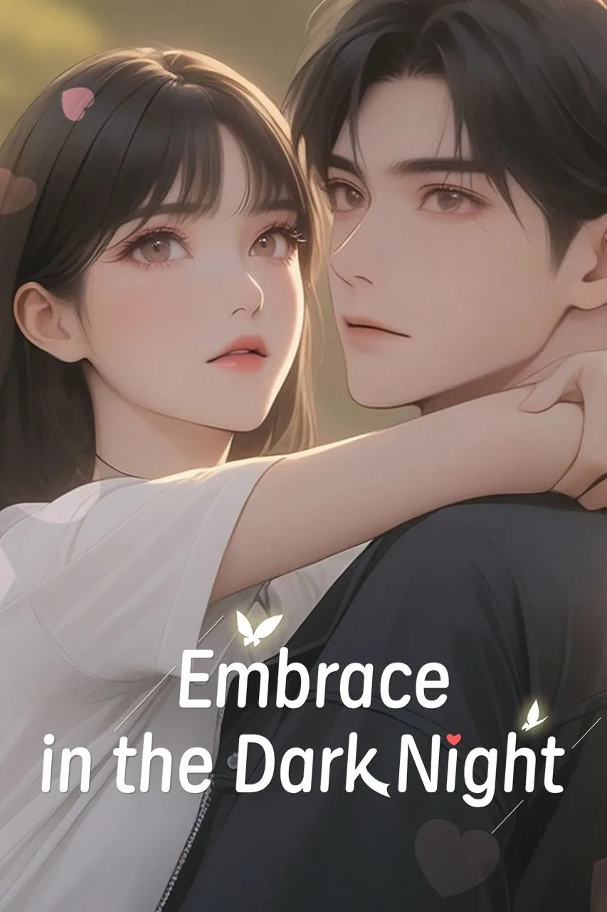 Poster chính thức của phim Phim Hoạt Hình "Ôm Nhau Trong Đêm Tối (Bản Hoạt Hình) (Phim Ngắn)" (Embrace in the Dark Night - 2025), với sự tham gia của diễn viên Đoàn Nghi Hiên.