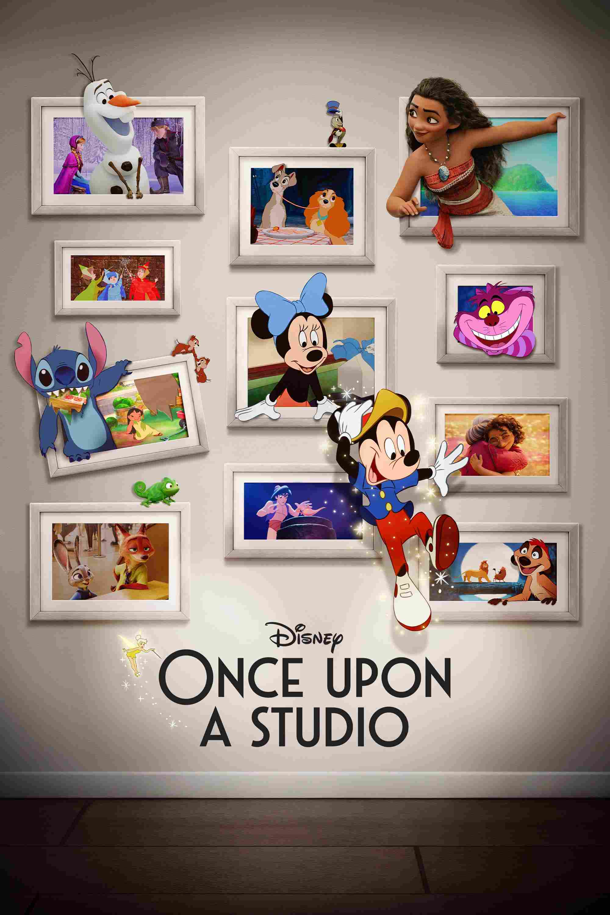 Poster chính thức của phim Phim Hoạt Hình, Phim Gia Đình "Once Upon A Studio" (Once Upon a Studio - 2023), với sự tham gia của diễn viên Chris Diamantopoulos và Kaitlyn Robrock.