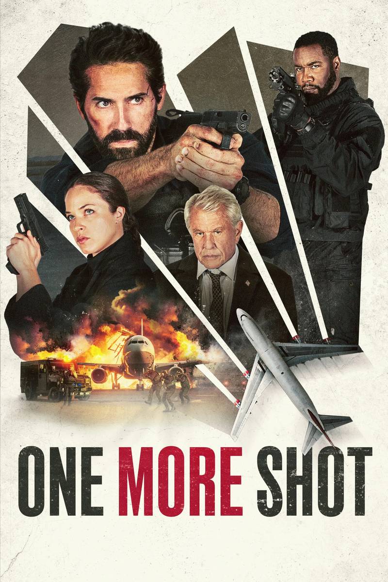 Poster chính thức của phim Phim Hành Động, Phim Giật Gân "One More Shot" (One More Shot - 2024), với sự tham gia của diễn viên Scott Adkins và Michael Jai White.