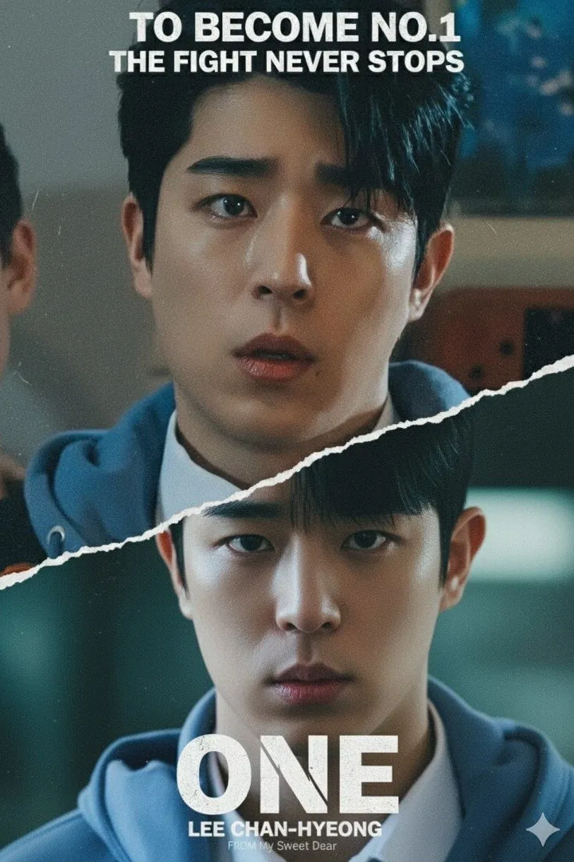 Poster chính thức của phim Phim Hành Động & Phiêu Lưu, Phim Tâm Lý "ONE: Người Hùng Trung Học" (ONE: High School Heroes - 2025), với sự tham gia của diễn viên Shin Jun-seop và Shin Jae-hwi.