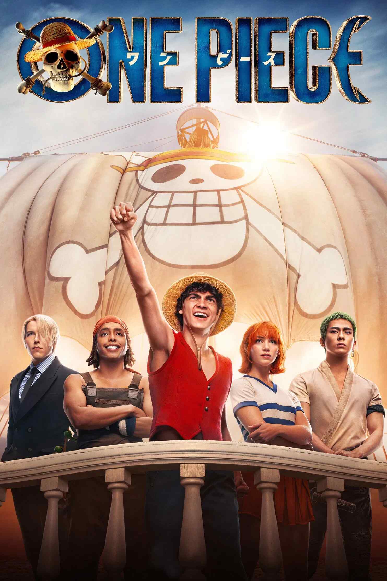 Poster chính thức của phim Phim Hành Động & Phiêu Lưu, Phim Viễn Tưởng & Giả Tưởng "ONE PIECE (Phần 2)" (ONE PIECE - 2023), với sự tham gia của diễn viên Iñaki Godoy và Emily Rudd.