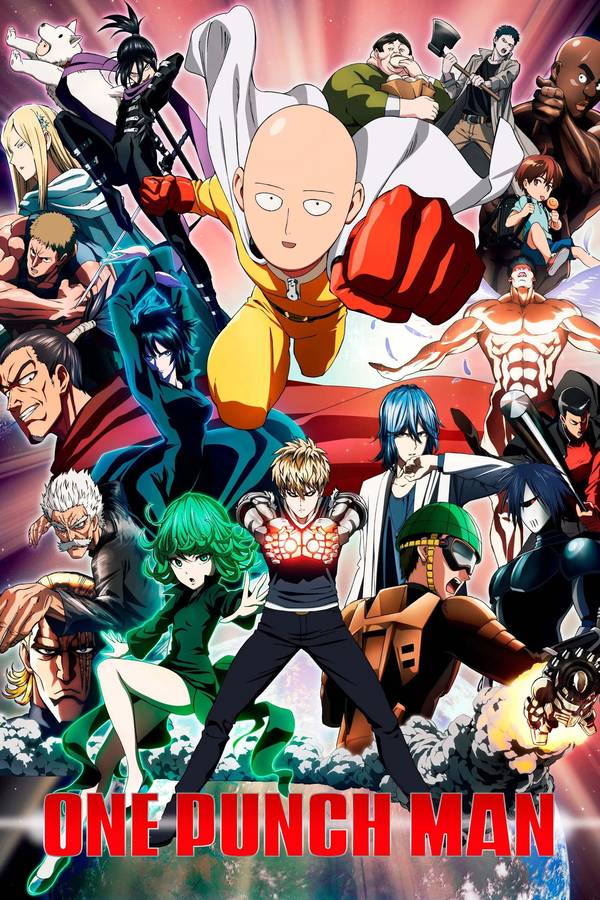Poster chính thức của phim Phim Hoạt Hình, Phim Hài "One Punch Man (Phần 3)" (One-Punch Man - 2015), với sự tham gia của diễn viên Makoto Furukawa.