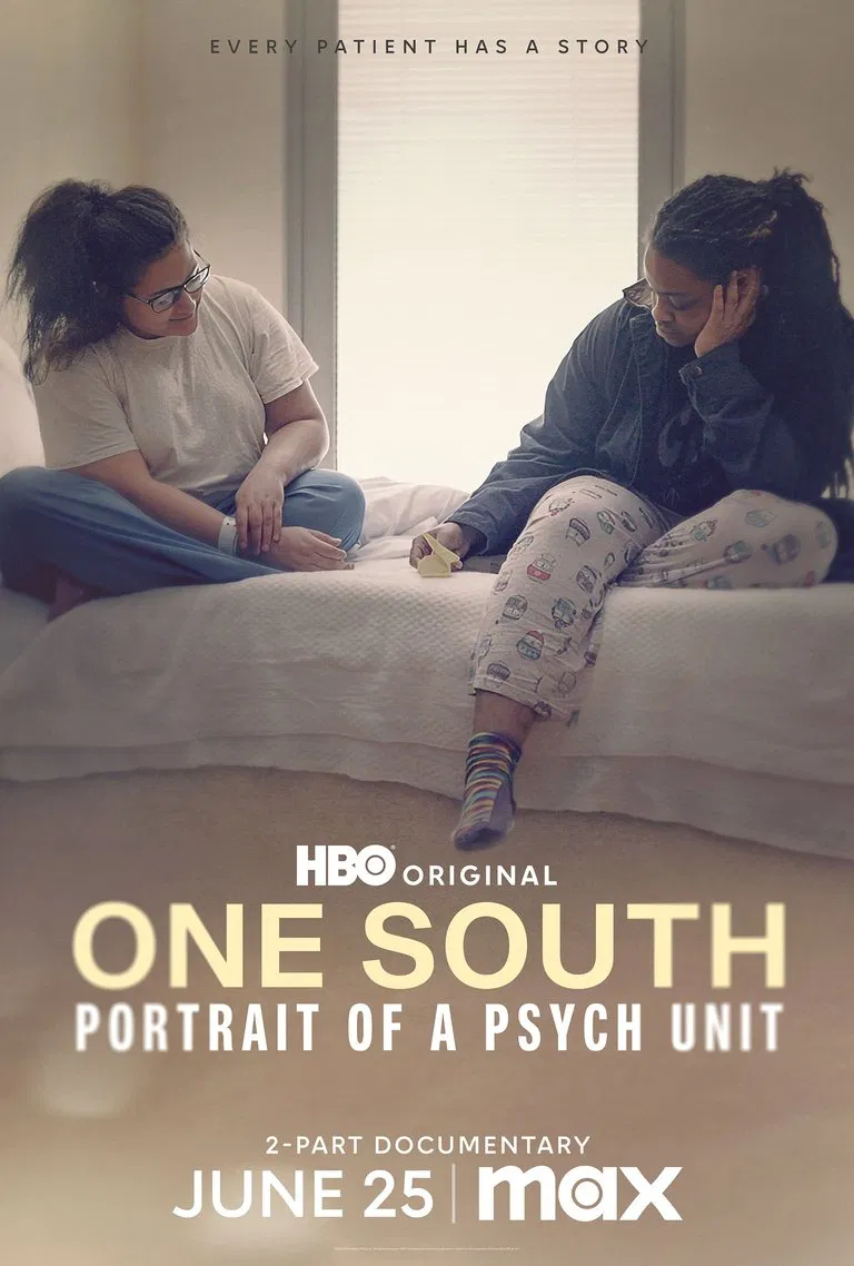 Poster chính thức của phim Phim Tài Liệu "One South: Toàn Cảnh Một Khoa Tâm Thần" (One South: Portrait of a Psych Unit - 2024).