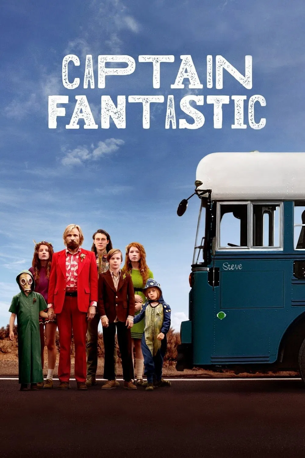 Poster chính thức của phim Phim Phiêu Lưu, Phim Tâm Lý "Ông Bố Bảo Thủ" (Captain Fantastic - 2016), với sự tham gia của diễn viên Viggo Mortensen và George MacKay.