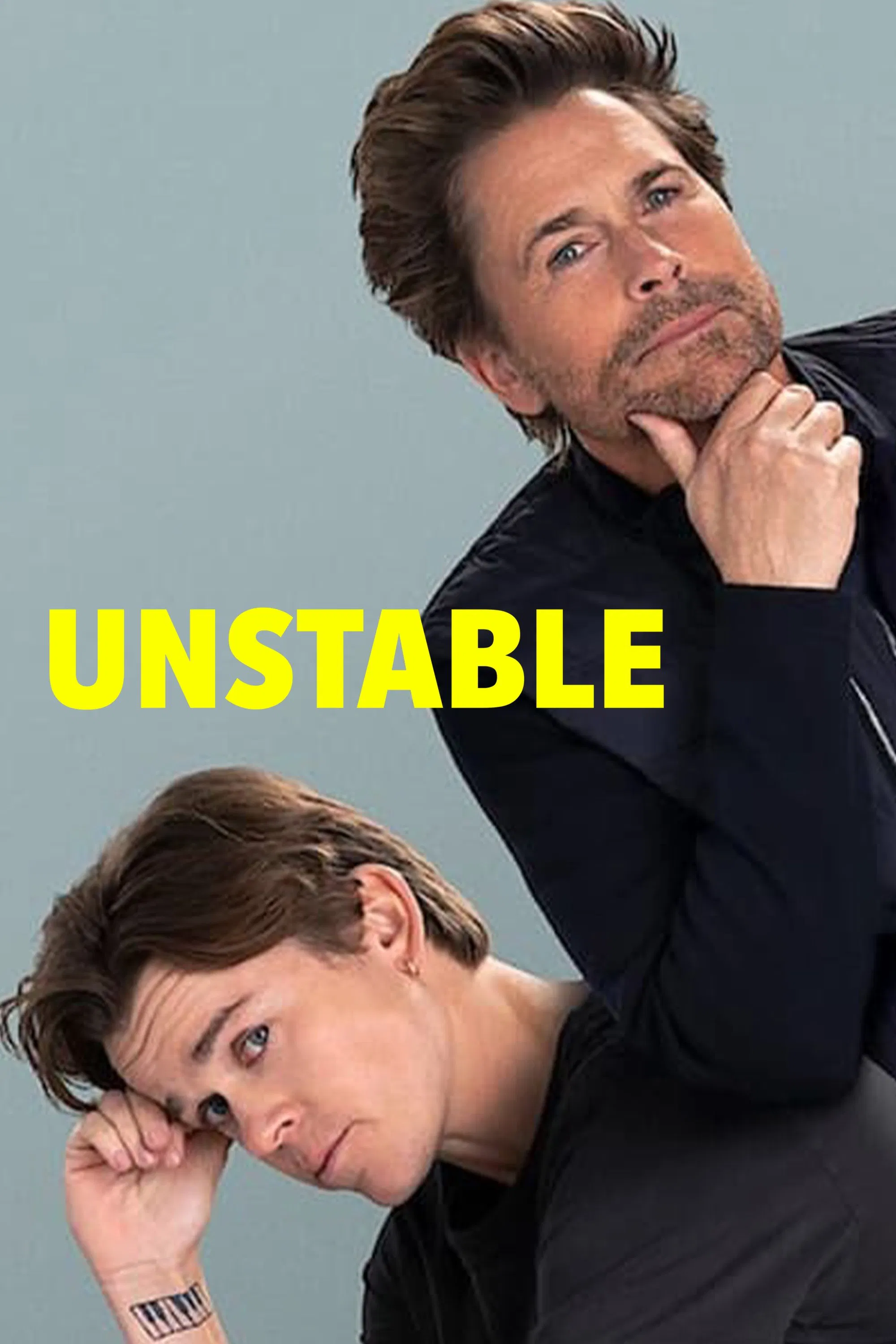 Poster chính thức của phim Phim Hài, Phim Tâm Lý "Ông Bố Bất Ổn (Phần 2)" (Unstable - 2023), với sự tham gia của diễn viên Rob Lowe và John Owen Lowe.