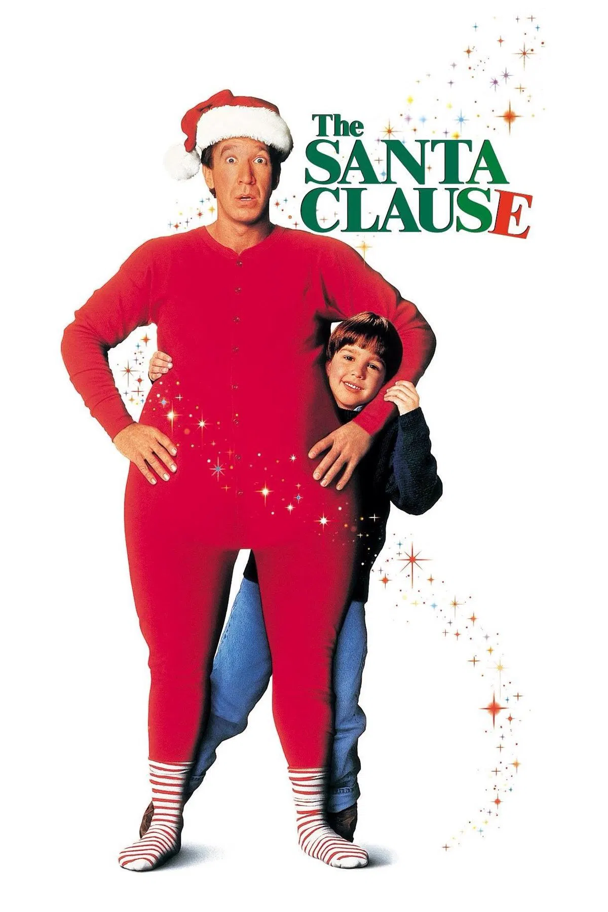 Poster chính thức của phim Phim Giả Tượng, Phim Tâm Lý "Ông Già Tuyết" (The Santa Clause - 1994), với sự tham gia của diễn viên Tim Allen và Judge Reinhold.