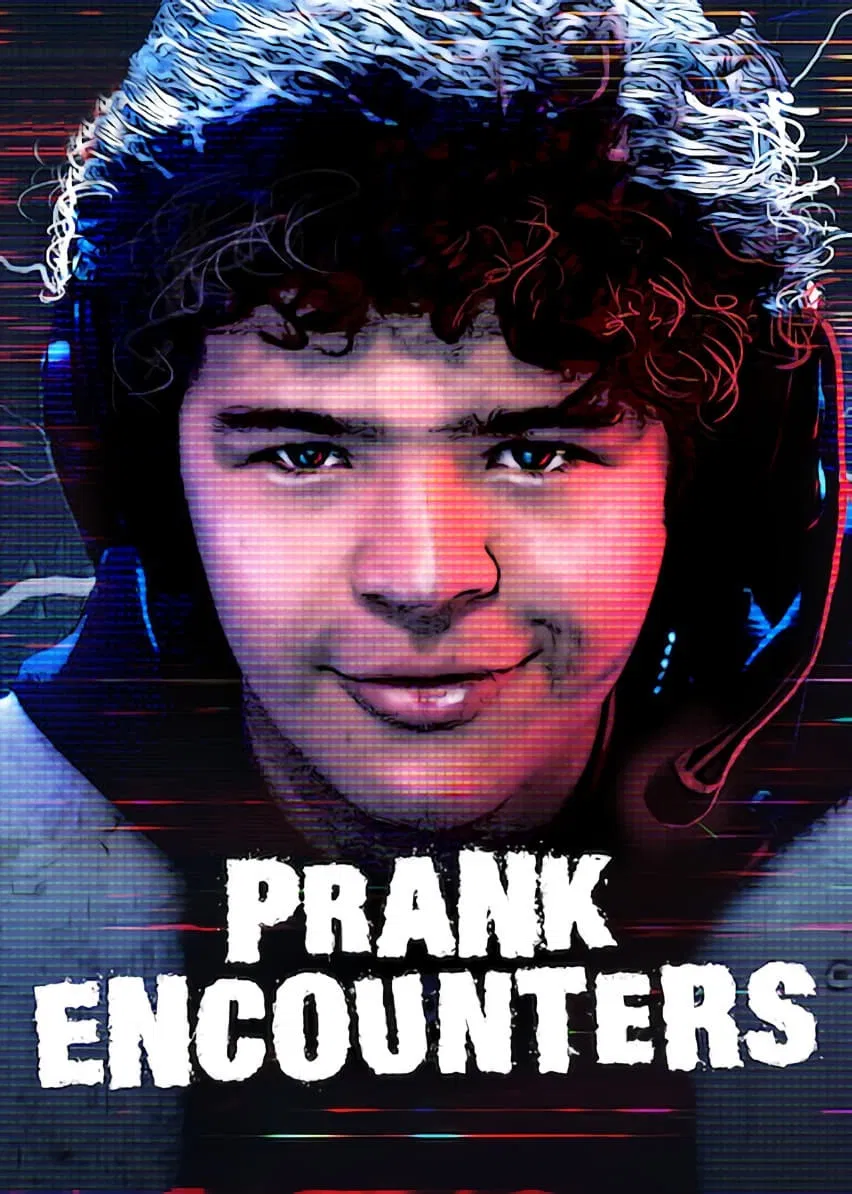 Poster chính thức của phim Truyền Hình Thực Tế, Phim Hài "Ống kính kinh dị (Phần 1)" (Prank Encounters - 2019), với sự tham gia của diễn viên Gaten Matarazzo.