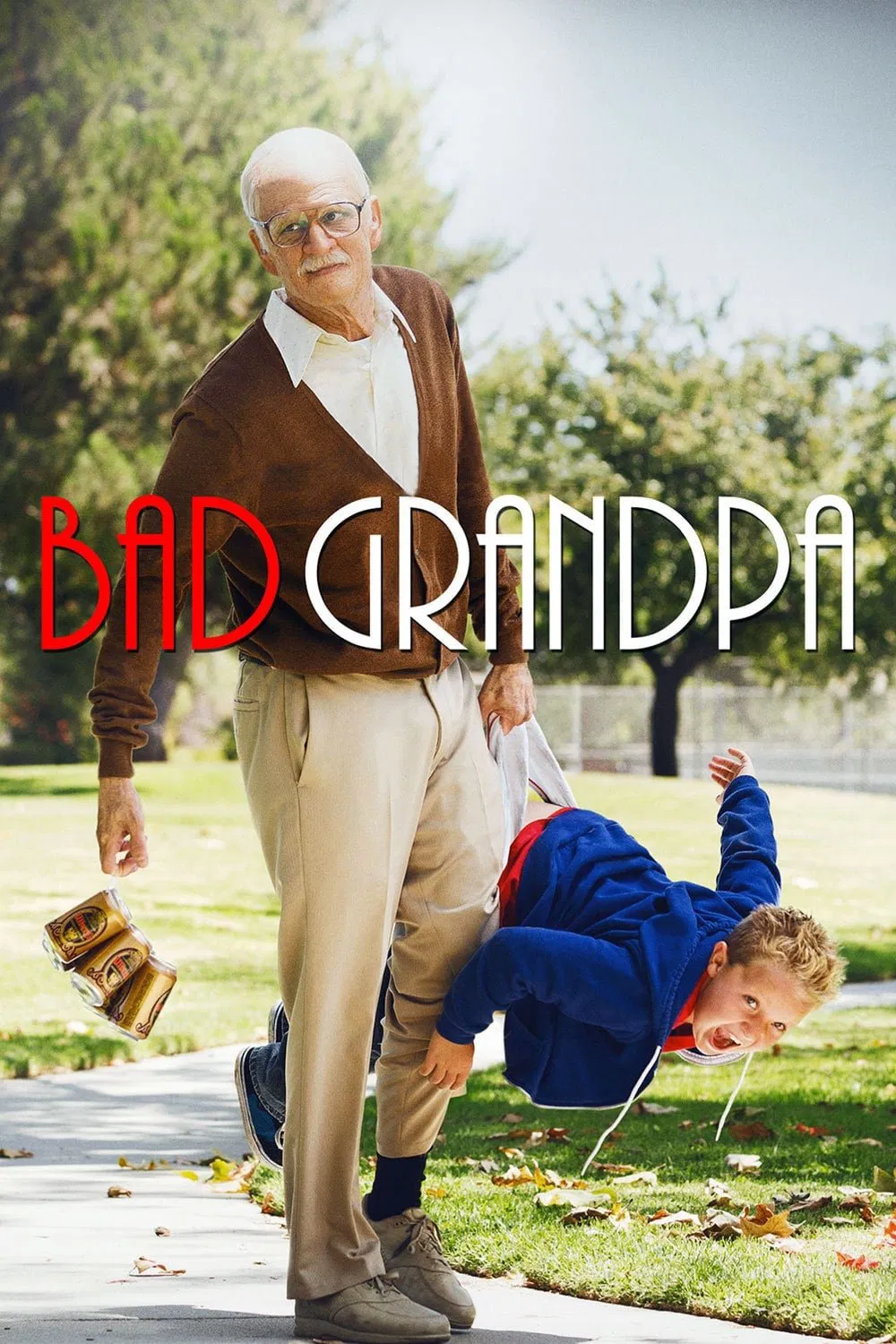 Poster chính thức của phim Phim Hài "Ông Ngoại Bá Đạo" (Jackass Presents: Bad Grandpa - 2013), với sự tham gia của diễn viên Johnny Knoxville và Jackson Nicoll.