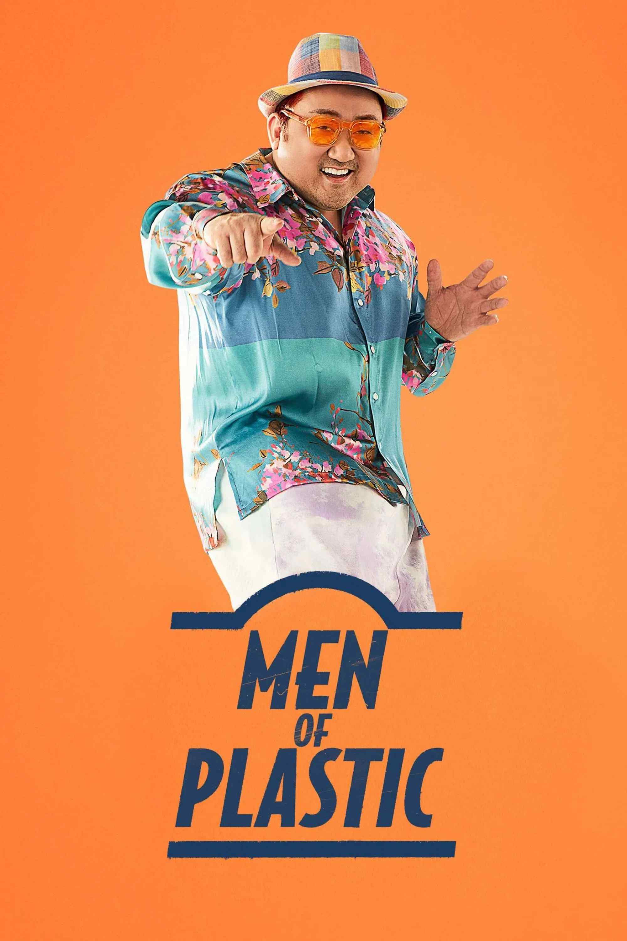Poster chính thức của phim Phim Hài "Ông Trùm Mông Má" (Men of Plastic - 2022), với sự tham gia của diễn viên Ma Dong seok và Jung Kyung-ho.