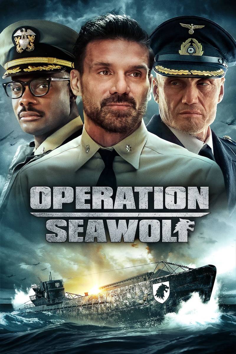 Poster chính thức của phim Phim Chiến Tranh, Phim Giật Gân "Operation Seawolf" (Operation Seawolf - 2022), với sự tham gia của diễn viên Dolph Lundgren và Aaron Courteau.