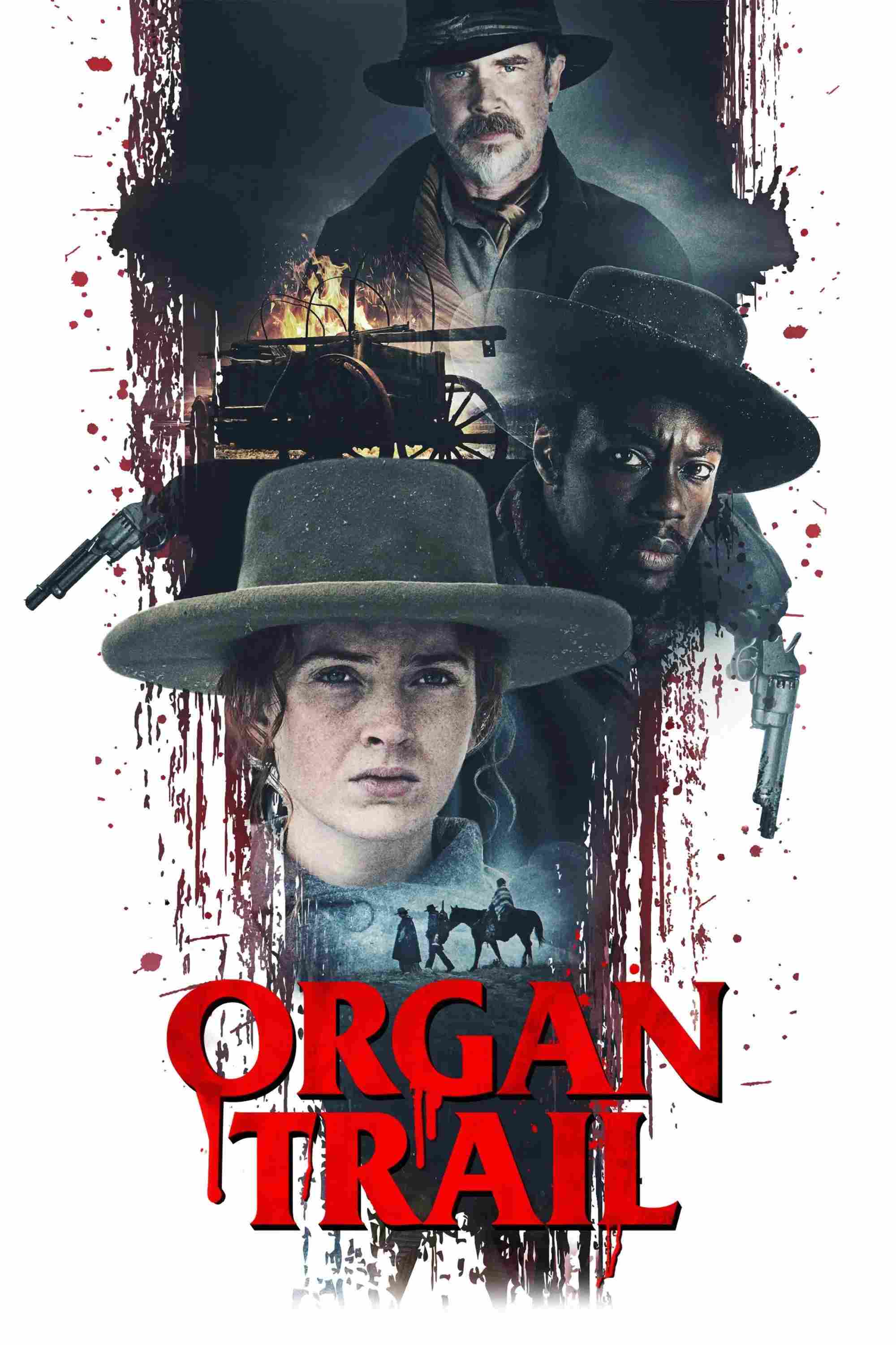 Poster chính thức của phim Phim Kinh Dị, Phim Miền Tây "Organ Trail" (Organ Trail - 2023), với sự tham gia của diễn viên Zoé De Grand Maison và Mather Zickel.