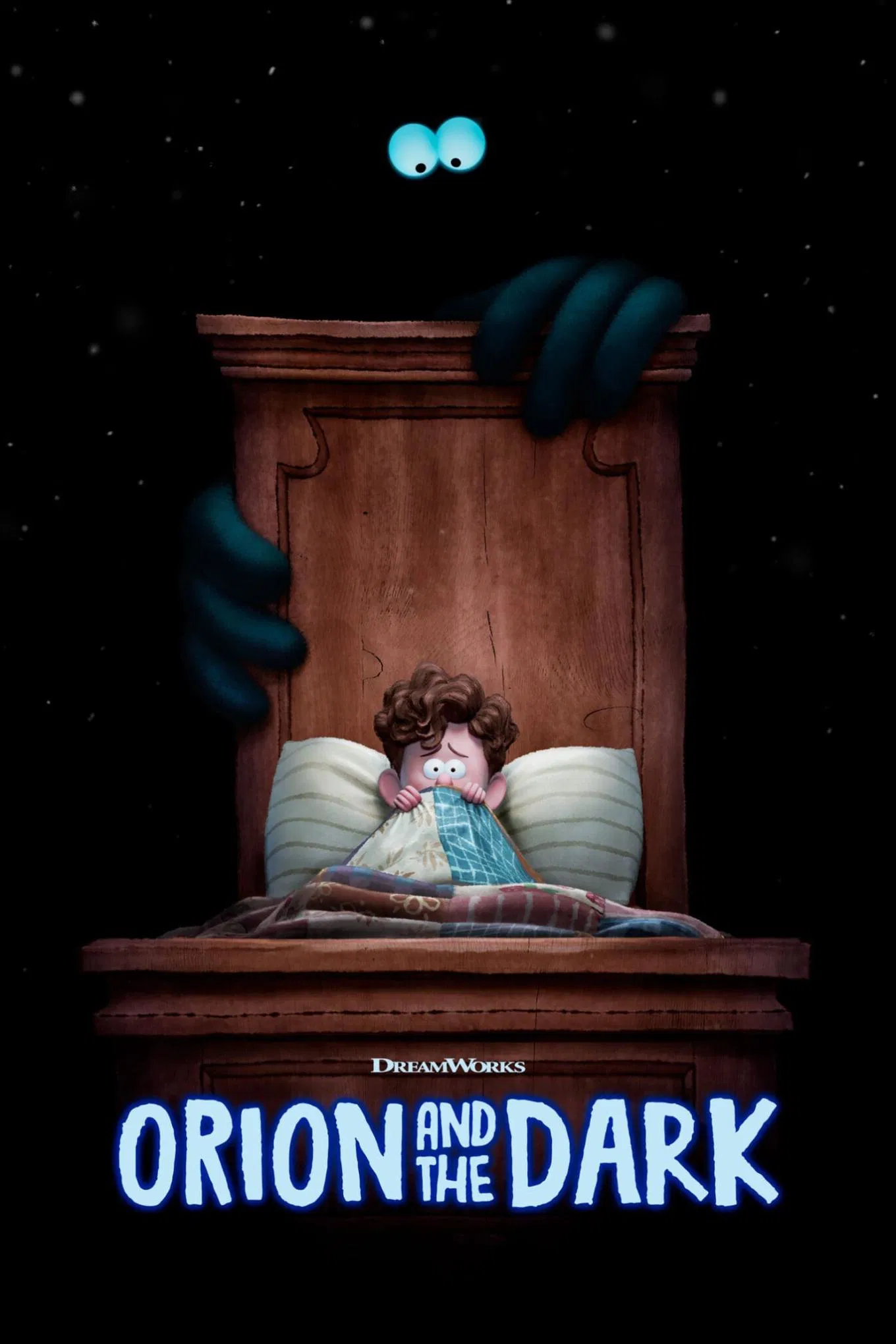 Poster chính thức của phim Phim Hoạt Hình, Phim Gia Đình "Orion và Bóng Tối" (Orion and the Dark - 2024), với sự tham gia của diễn viên Jacob Tremblay và Paul Walter Hauser.