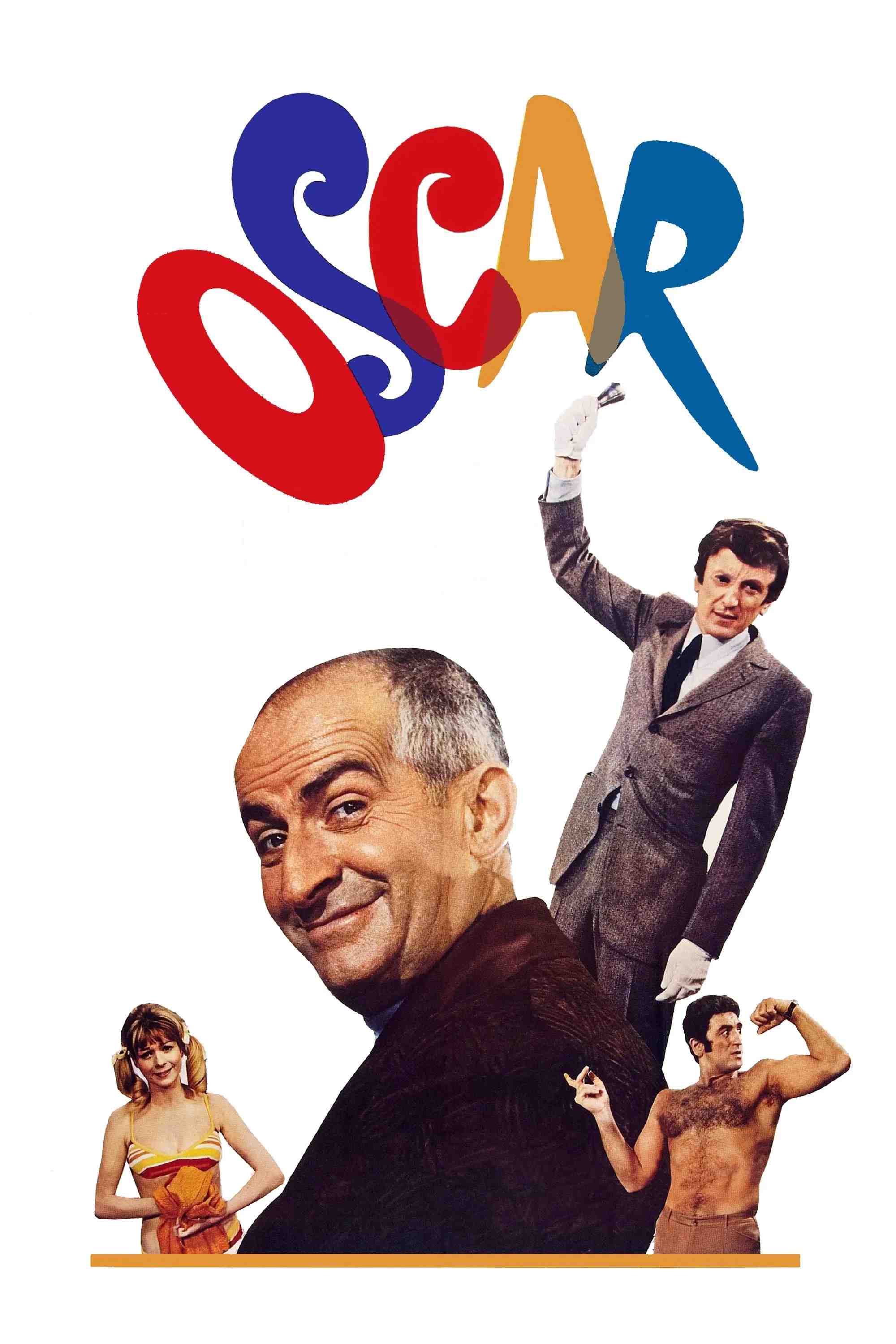 Poster chính thức của phim Phim Hài "Oscar" (Oscar - 1967), với sự tham gia của diễn viên Louis de Funès và Claude Rich.