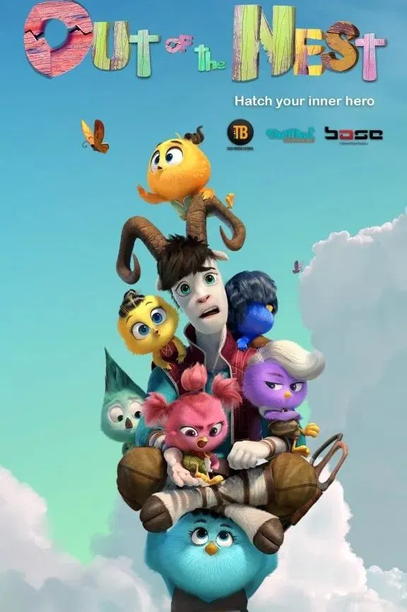 Poster chính thức của phim Phim Hoạt Hình, Phim Gia Đình "Dê Hiệp Sĩ Và 7 Báu Vật Hoàng Gia" (Out of the Nest - 2024), với sự tham gia của diễn viên Jinanavin Veerapatra.
