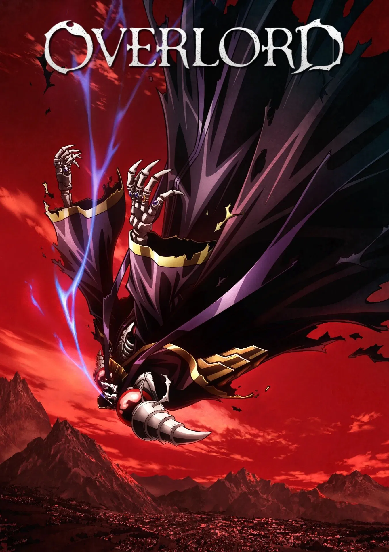 Poster chính thức của phim Phim Hoạt Hình, Phim Viễn Tưởng & Giả Tưởng "Overlord IV" (Overlord - 2015), với sự tham gia của diễn viên Satoshi Hino và Yumi Hara.
