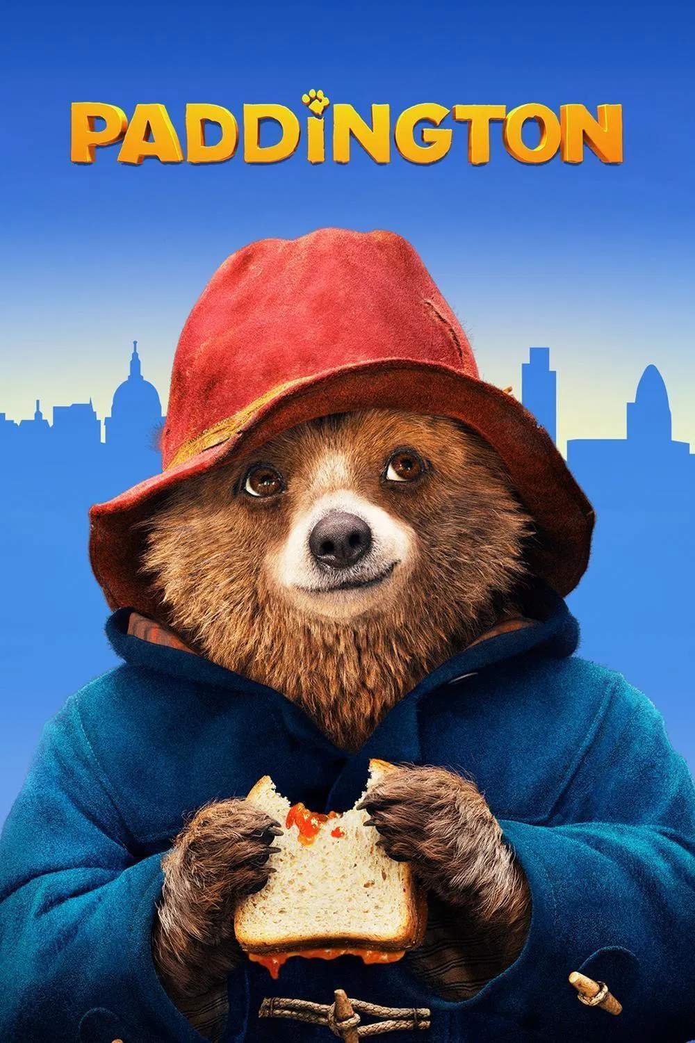 Poster chính thức của phim Phim Hài, Phim Phiêu Lưu "Paddington" (Paddington - 2014), với sự tham gia của diễn viên Ben Whishaw và Hugh Bonneville.