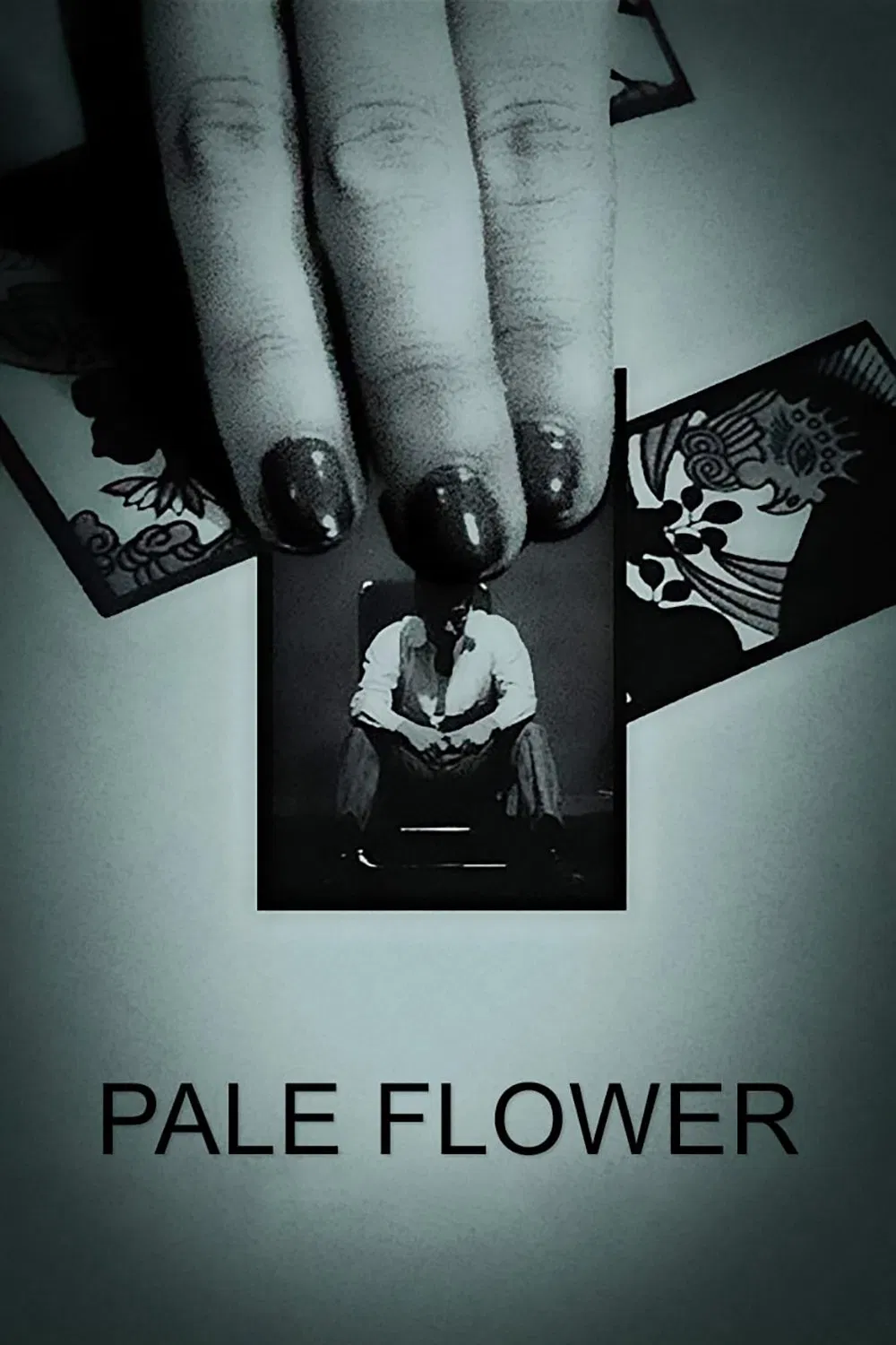 Poster chính thức của phim Phim Hình Sự, Phim Tình Cảm "Pale Flower" (Pale Flower - 1964), với sự tham gia của diễn viên Ryō Ikebe và Mariko Kaga.