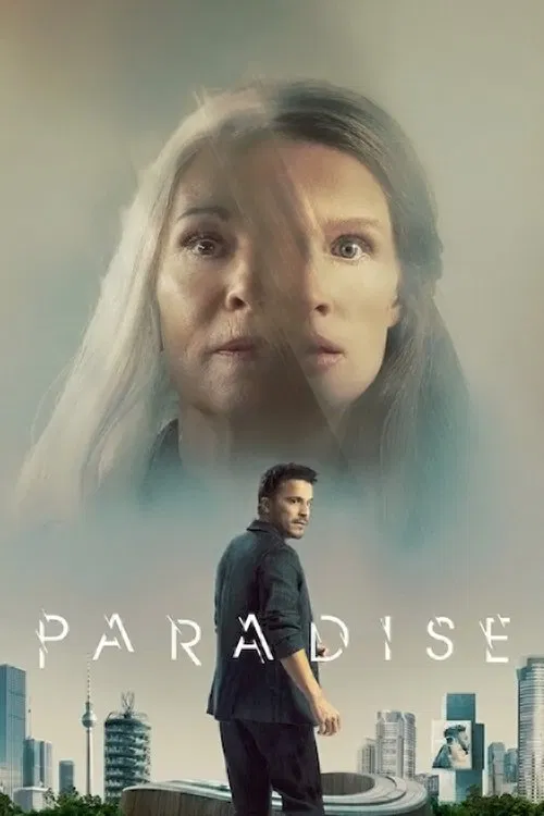 Poster chính thức của phim Phim Viễn Tưởng, Phim Giật Gân "Paradise" (Paradise - 2023), với sự tham gia của diễn viên Kostja Ullmann và Corinna Kirchhoff.