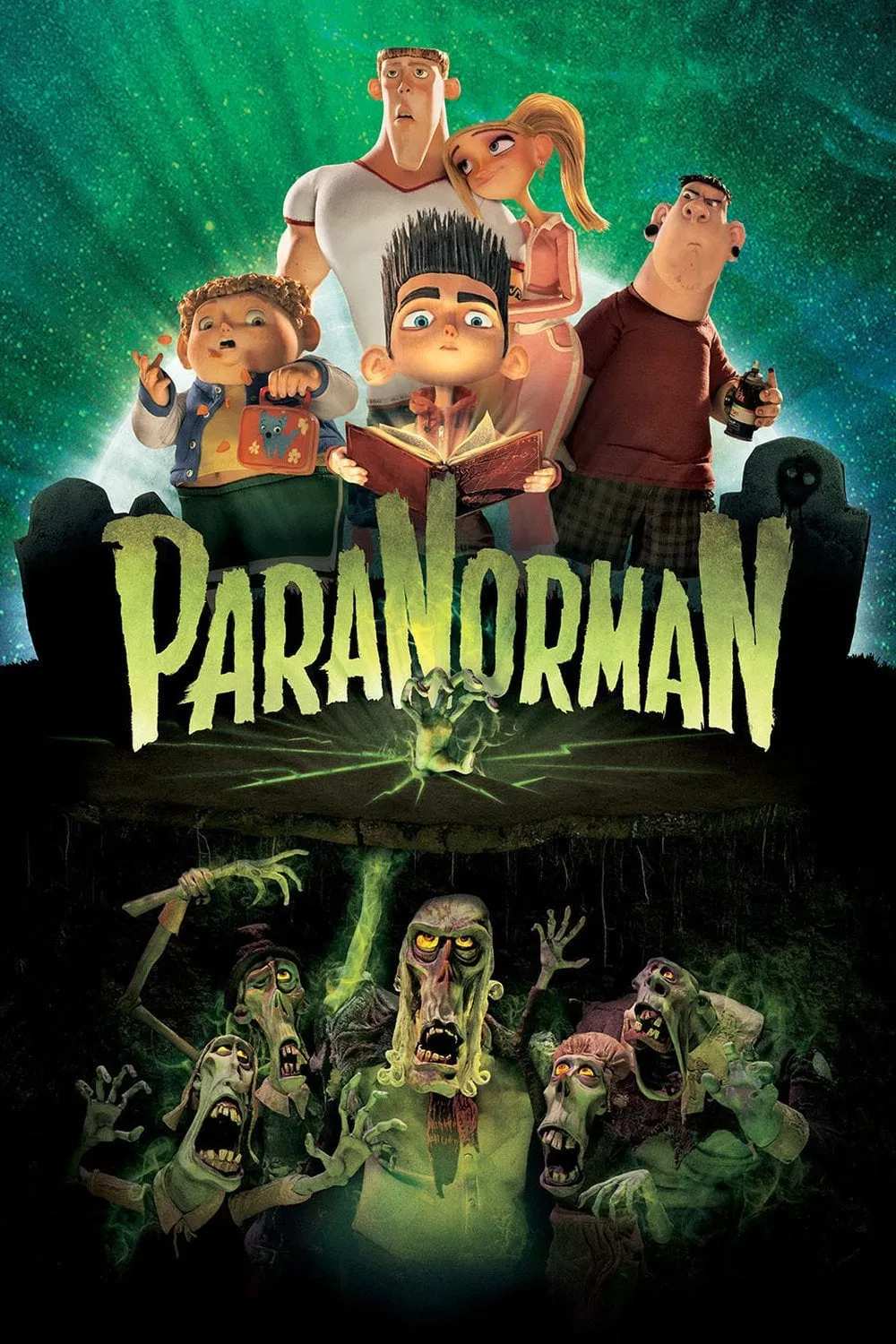 Poster chính thức của phim Phim Gia Đình, Phim Hoạt Hình "Paranorman Và Giác Quan Thứ Sáu" (ParaNorman - 2012), với sự tham gia của diễn viên Kodi Smit-McPhee và Tucker Albrizzi.