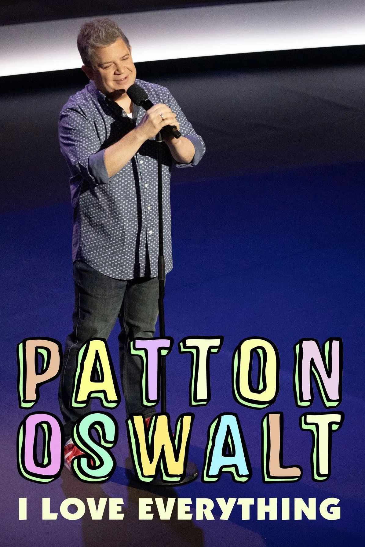 Poster chính thức của phim Phim Hài, Phim Truyền Hình "Patton Oswalt: Tôi yêu tất cả" (Patton Oswalt: I Love Everything - 2020), với sự tham gia của diễn viên Patton Oswalt.