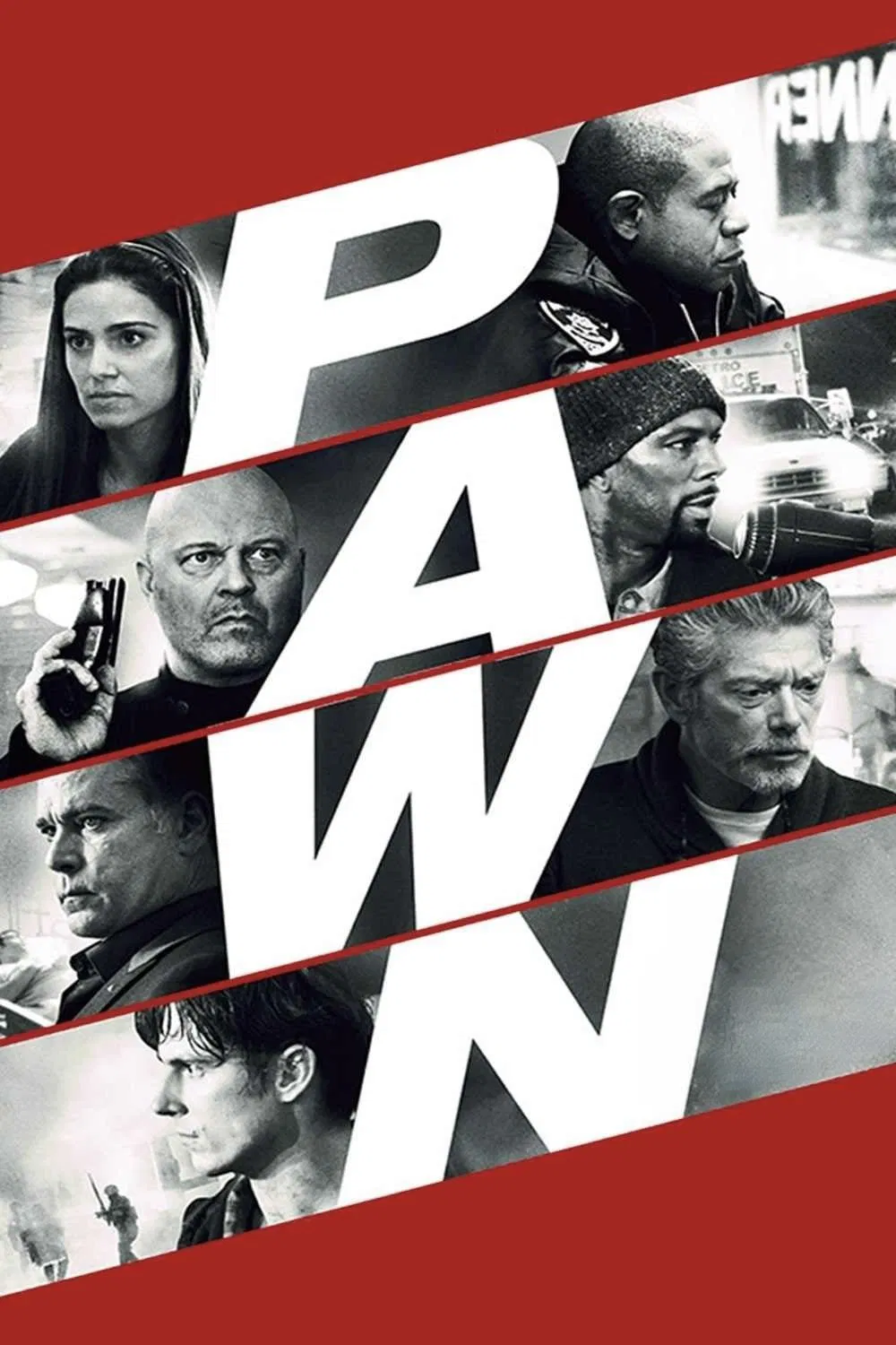 Poster chính thức của phim Phim Hình Sự, Phim Giật Gân "Pawn" (Pawn - 2013), với sự tham gia của diễn viên Sean Faris và Forest Whitaker.