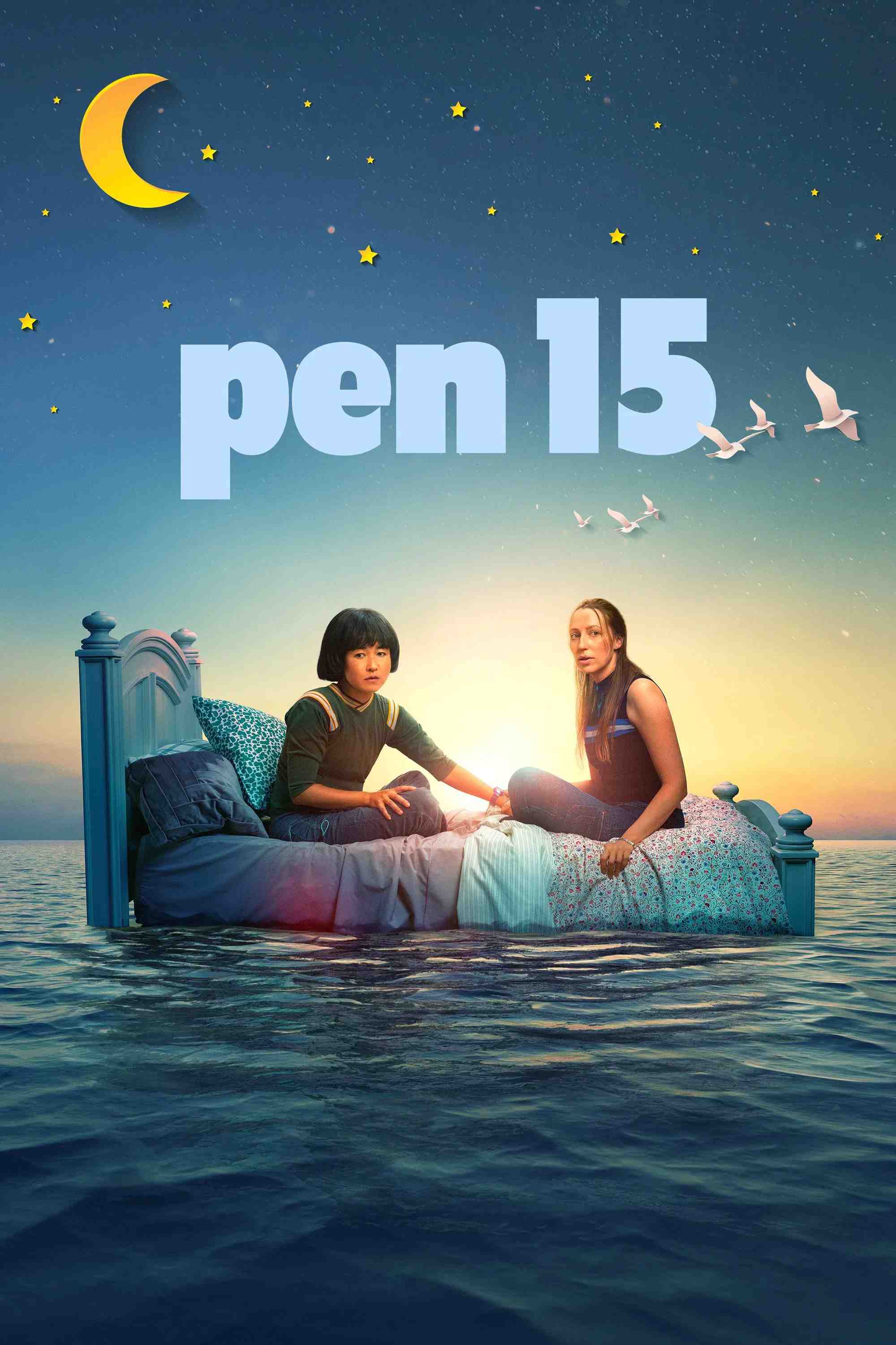 Poster chính thức của phim Phim Hài "PEN15 (Phần 2)" (PEN15 - 2019), với sự tham gia của diễn viên Maya Erskine và Anna Konkle.