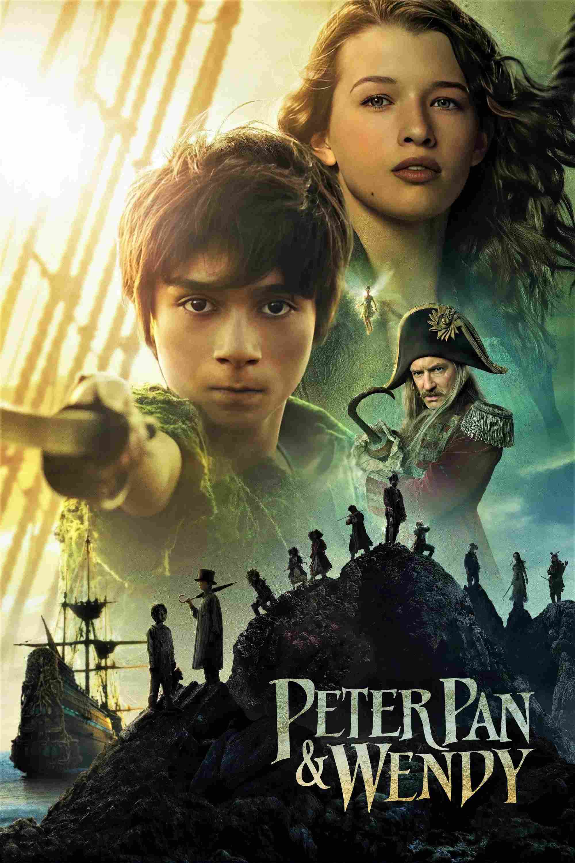 Poster chính thức của phim Phim Gia Đình, Phim Giả Tượng "Peter Pan Và Wendy" (Peter Pan & Wendy - 2023), với sự tham gia của diễn viên Alexander Molony và Ever Anderson.