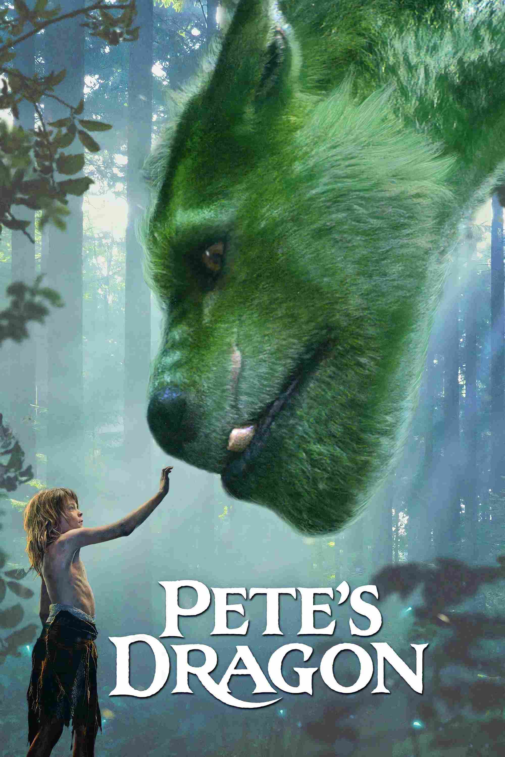 Poster chính thức của phim Phim Phiêu Lưu, Phim Gia Đình "Pete's Dragon" (Pete's Dragon - 2016), với sự tham gia của diễn viên Oakes Fegley và Bryce Dallas Howard.