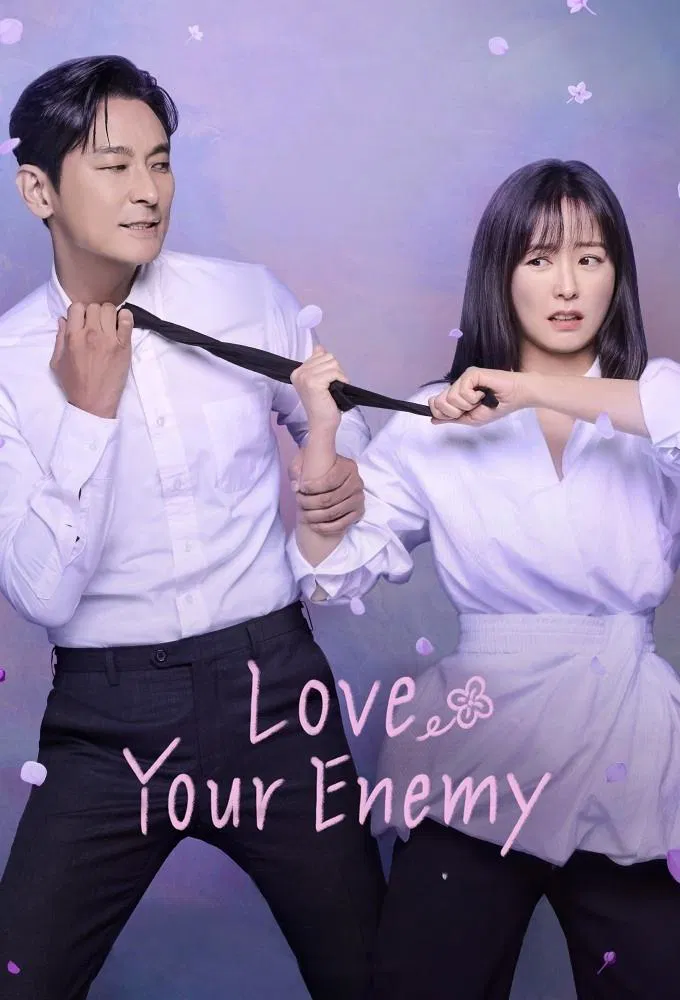 Poster chính thức của phim Phim Tâm Lý "Phải Lòng Oan Gia" (Love Your Enemy - 2024), với sự tham gia của diễn viên Ju Ji-hoon và Jung Yu-mi.