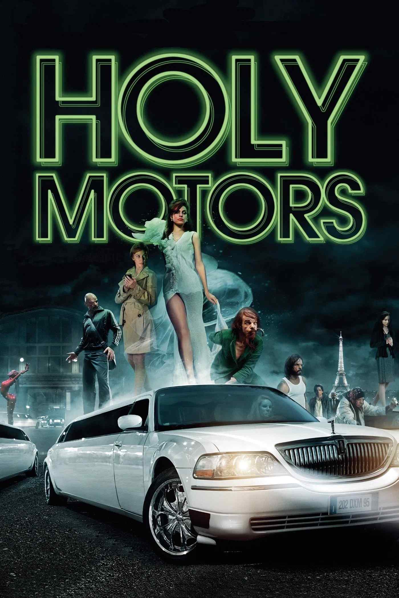 Poster chính thức của phim Phim Tâm Lý, Phim Giả Tượng "Phân Thân" (Holy Motors - 2012), với sự tham gia của diễn viên Denis Lavant và Édith Scob.