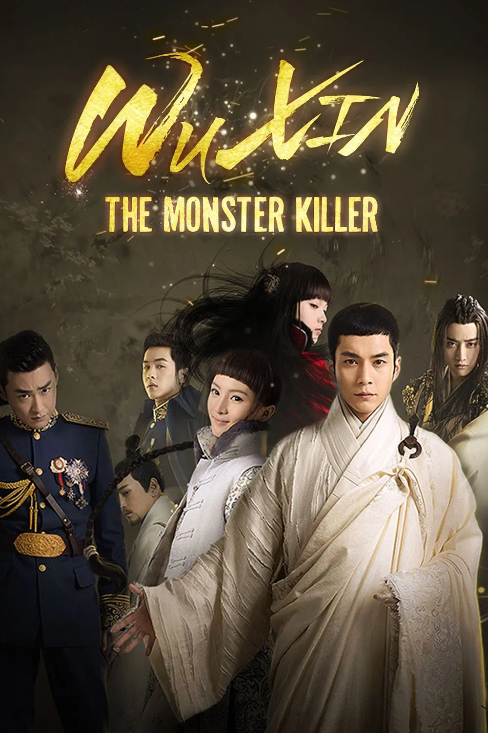 Poster chính thức của phim Phim Bí Ẩn, Phim Tâm Lý "Pháp Sư Vô Tâm (Phần 1)" (Wu Xin: The Monster Killer - 2015), với sự tham gia của diễn viên Trần Dao và Hàn Đông Quân.