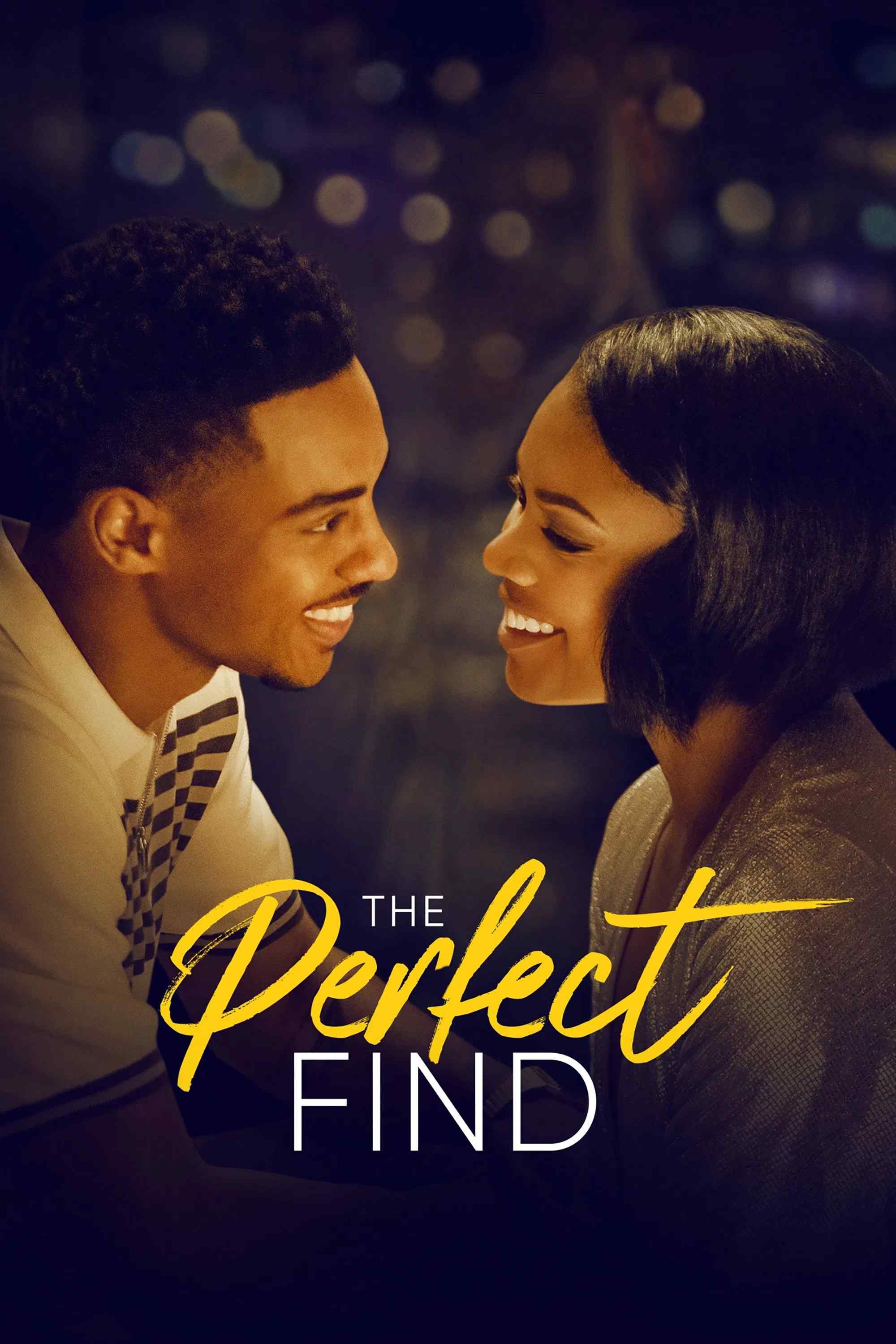 Poster chính thức của phim Phim Tình Cảm, Phim Hài "Phát Hiện Hoàn Hảo" (The Perfect Find - 2023), với sự tham gia của diễn viên Gabrielle Union và Keith Powers.