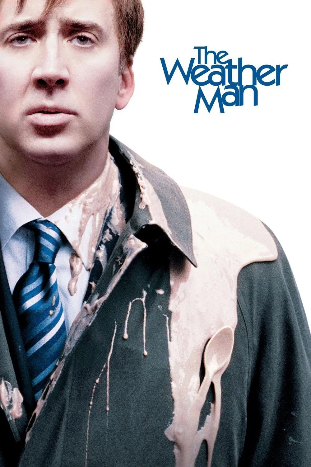 Poster chính thức của phim Phim Hài, Phim Tâm Lý "Phát Thanh Viên Thời Tiết" (The Weather Man - 2005), với sự tham gia của diễn viên Nicolas Cage và Michael Caine.