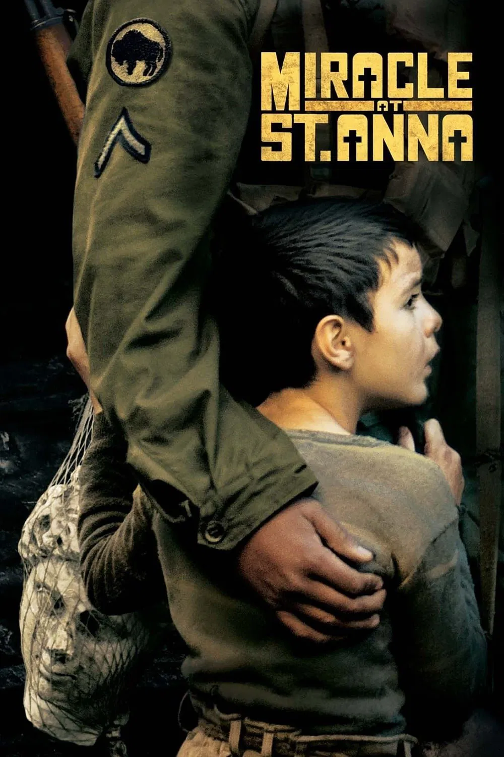 Poster chính thức của phim Phim Tâm Lý, Phim Chiến Tranh "Phép Lạ" (Miracle at St. Anna - 2008), với sự tham gia của diễn viên Derek Luke và Michael Ealy.