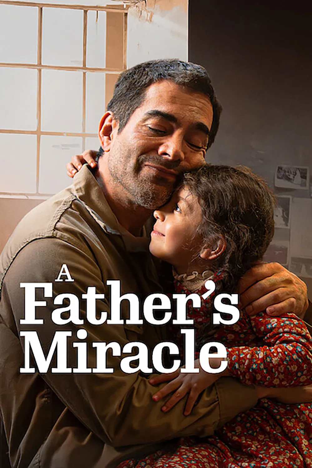 Poster chính thức của phim Phim Tâm Lý "Phép màu của người cha" (A Father's Miracle - 2025), với sự tham gia của diễn viên Omar Chaparro và Jorge A. Jimenez.