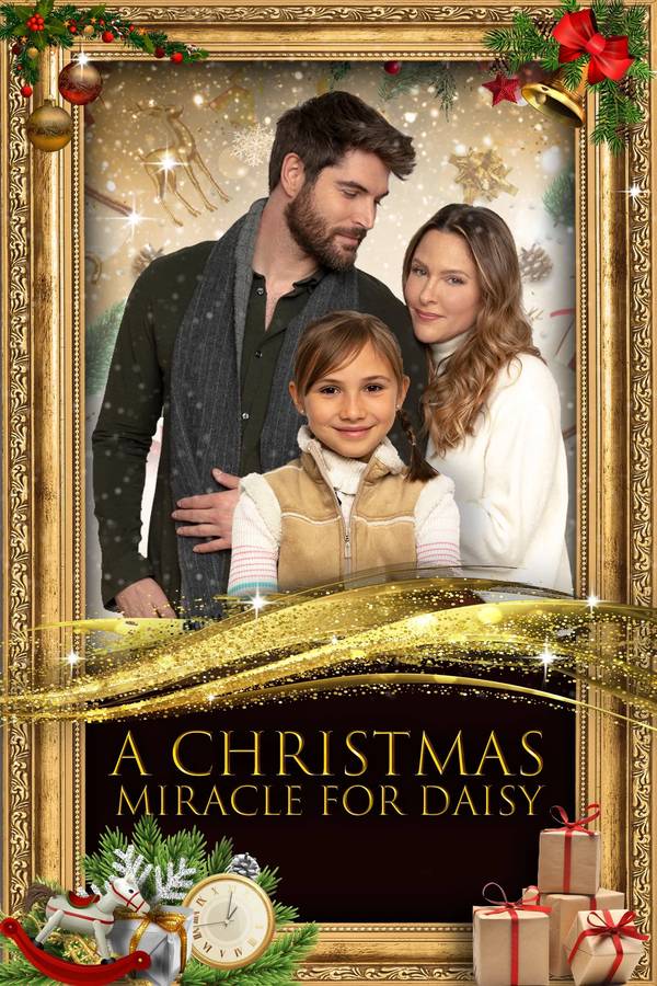 Poster chính thức của phim Phim Tình Cảm, Phim Hài "Phép màu Giáng sinh cho Daisy" (A Christmas Miracle for Daisy - 2021), với sự tham gia của diễn viên Jill Wagner và Nick Bateman.