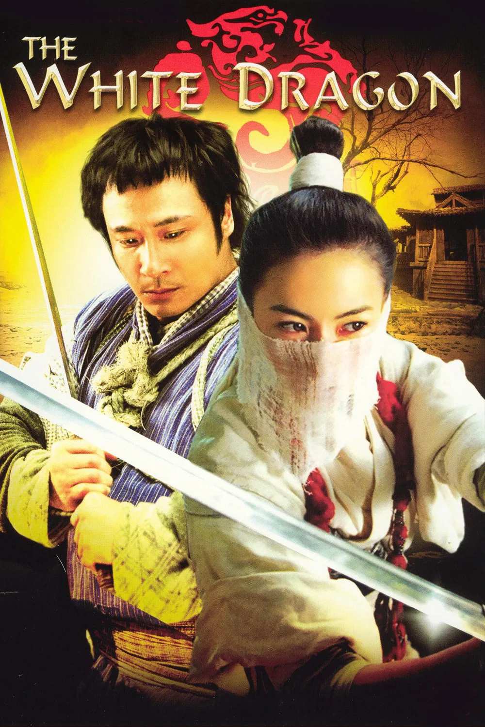 Poster chính thức của phim Phim Hành Động, Phim Phiêu Lưu "Phi Hiệp Tiểu Bạch Long" (The White Dragon - 2004), với sự tham gia của diễn viên Trương Bá Chi và Ngô Trấn Vũ.
