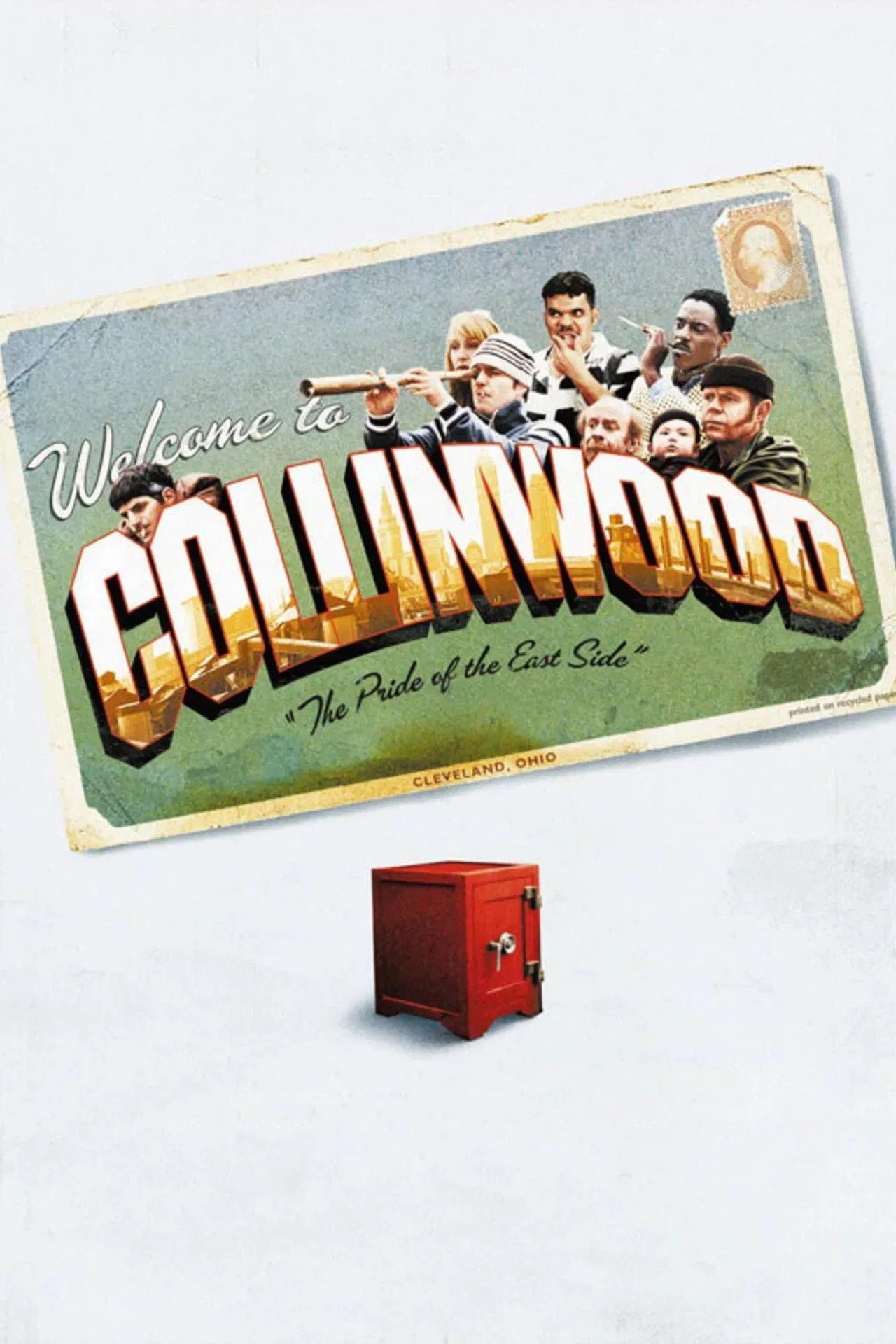 Poster chính thức của phim Phim Hài, Phim Hình Sự "Phi Vụ Chung Thân" (Welcome to Collinwood - 2002), với sự tham gia của diễn viên Sam Rockwell và William H. Macy.