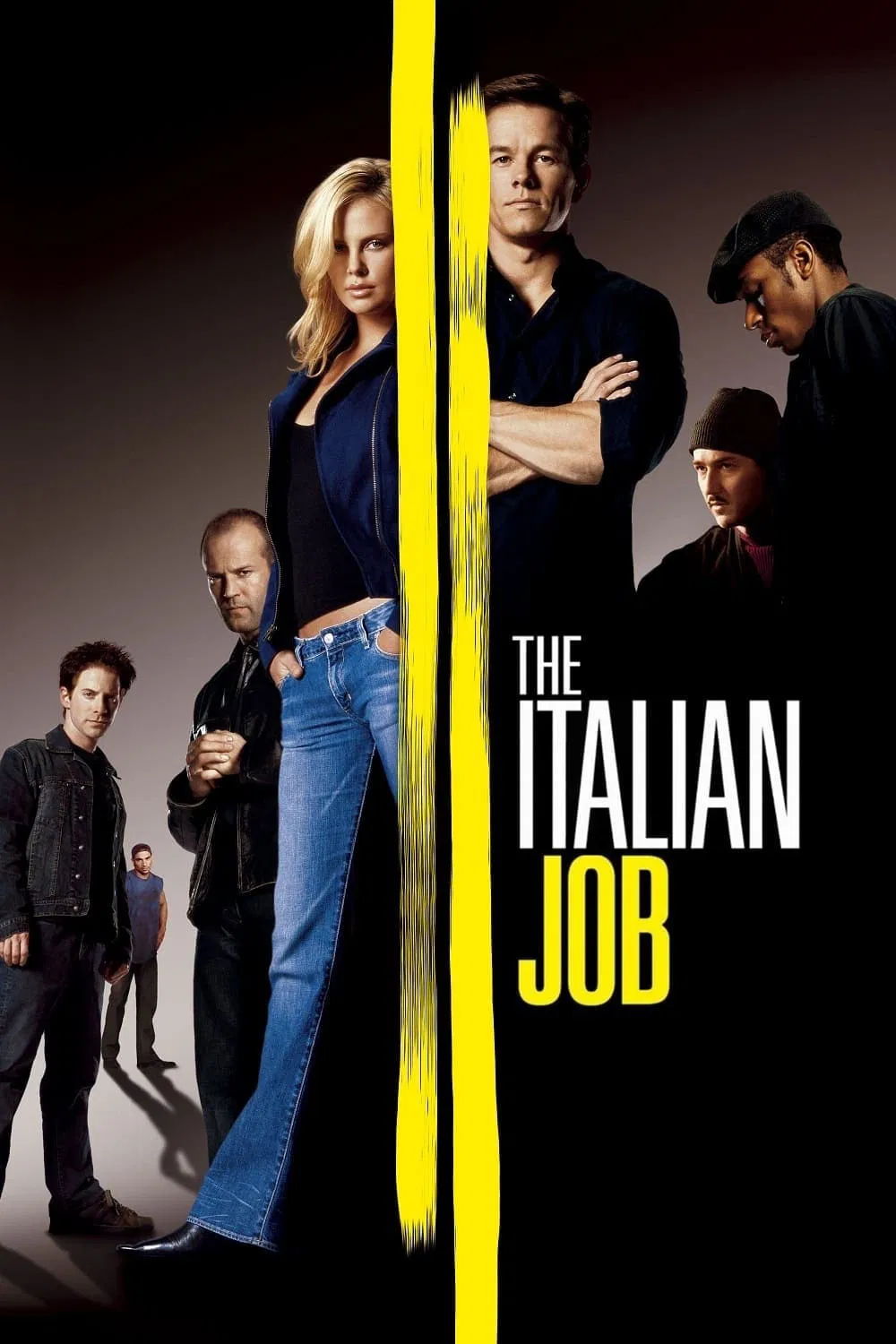 Poster chính thức của phim Phim Hành Động, Phim Hình Sự "Phi Vụ Cuối Cùng" (The Italian Job - 2003), với sự tham gia của diễn viên Mark Wahlberg và Charlize Theron.